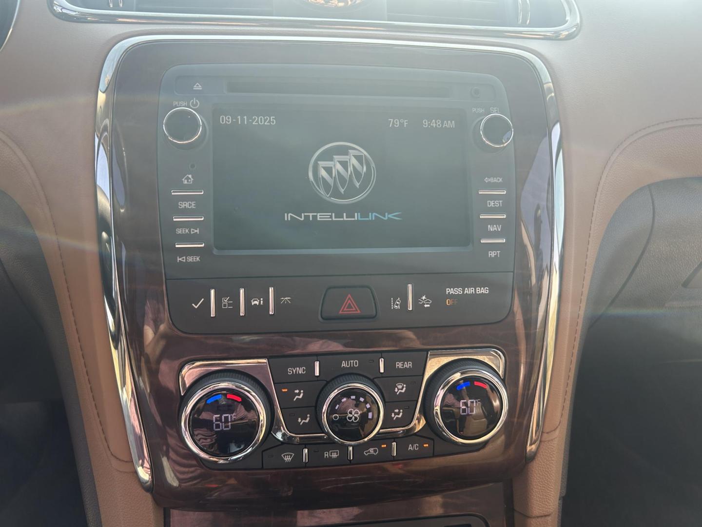 2016 WHITE /BROWN Buick Enclave Premium AWD (5GAKVCKD2GJ) with an 3.6L V6 DOHC 24V engine, 6A transmission, located at 506 S. Kingshighway, Cape Girardeau, MO, 63703, (573) 235-5000, 37.294991, -89.553635 - 2016 BUICK ENCLAVE 118xxx miles All Wheel Drive 3.6L V6 Automatic Leather Navigation Dual Climate Control Rear Climate Control Power/Heated/Cooled Seats Backup Camera Sunroof/Moonroof Bluetooth Remote Start Cruise Power Windows/Locks/Mirrors We have financing available and we accept - Photo#30