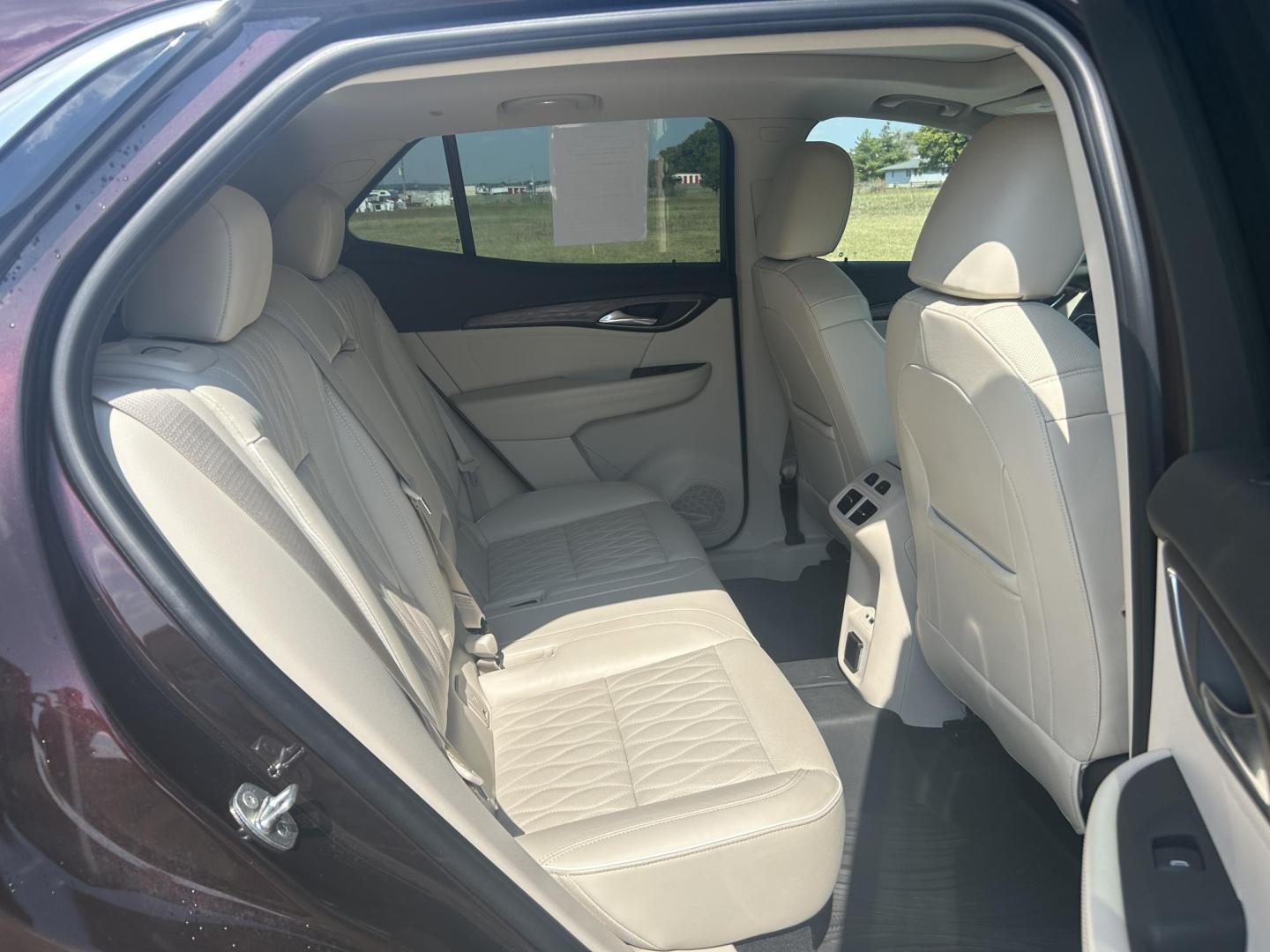 2021 BURGUNDY /TAN Buick Envision Avenir AWD (LRBFZSR42MD) with an 2.0L L4 DOHC 24V TURBO engine, Automatic transmission, located at 506 S. Kingshighway, Cape Girardeau, MO, 63703, (573) 235-5000, 37.294991, -89.553635 - 2021 BUICK ENVISION 48xxx miles All Wheel Drive 2.0L V4 Automatic Leather Heads Up Display Navigation Dual Climate Control Power/Heated/Cooled Seats Heated Rear Seats Backup Camera Panoramic Sunroof/Moonroof Bluetooth Remote Start Power Hatchback Adaptive Cruise Power Windows/Locks/ - Photo#21