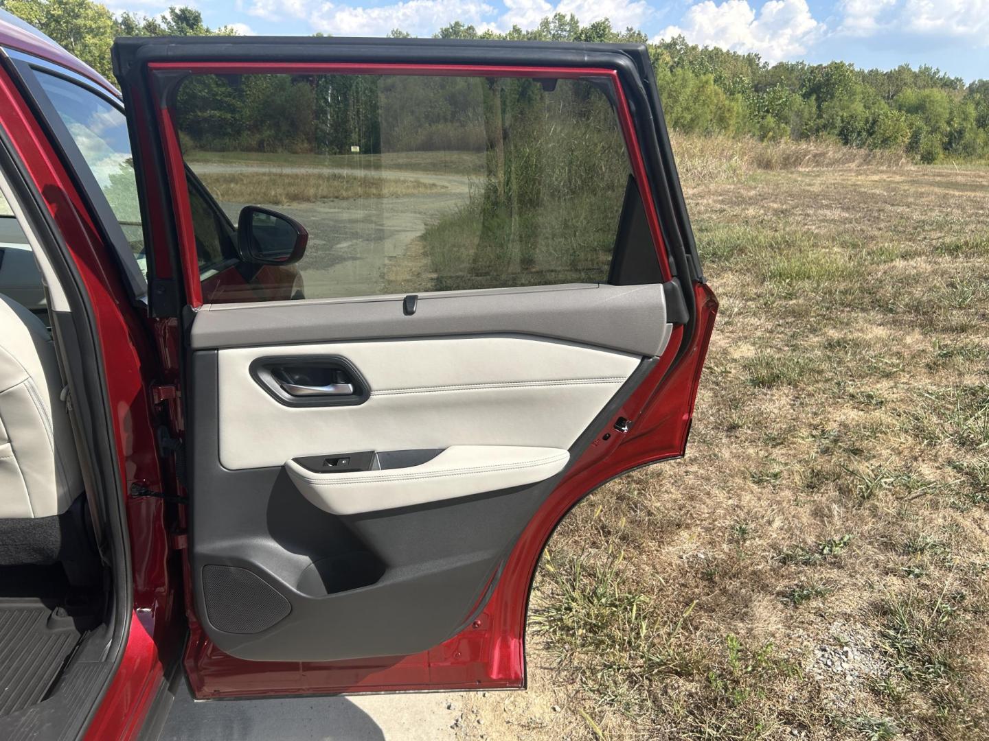 2023 RED /Tan Nissan Rogue SV AWD (5N1BT3BB4PC) with an 2.5L L4 DOHC 16V engine, CVT transmission, located at 506 S. Kingshighway, Cape Girardeau, MO, 63703, (573) 235-5000, 37.294991, -89.553635 - 2023 Nissan Rouge SV Only 12,XXX miles All Wheel Drive 1.5L I3 Automatic Adaptive Cruise Leather Backup Camera Power Driver Seat Heated Seats Heated Steering Wheel Sunroof Dual Climate Control Bluetooth Remote Start Power Windows/Locks/Mirrors We have financing available and we accep - Photo#22