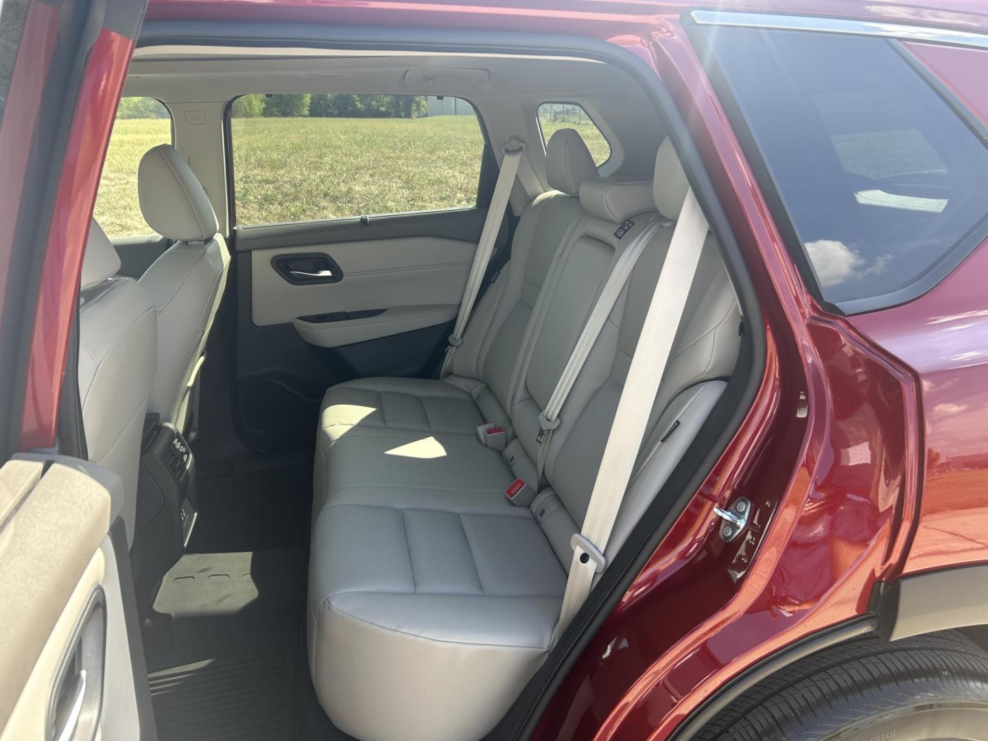 2023 RED /Tan Nissan Rogue SV AWD (5N1BT3BB4PC) with an 2.5L L4 DOHC 16V engine, CVT transmission, located at 506 S. Kingshighway, Cape Girardeau, MO, 63703, (573) 235-5000, 37.294991, -89.553635 - 2023 Nissan Rouge SV Only 12,XXX miles All Wheel Drive 1.5L I3 Automatic Adaptive Cruise Leather Backup Camera Power Driver Seat Heated Seats Heated Steering Wheel Sunroof Dual Climate Control Bluetooth Remote Start Power Windows/Locks/Mirrors We have financing available and we accep - Photo#21