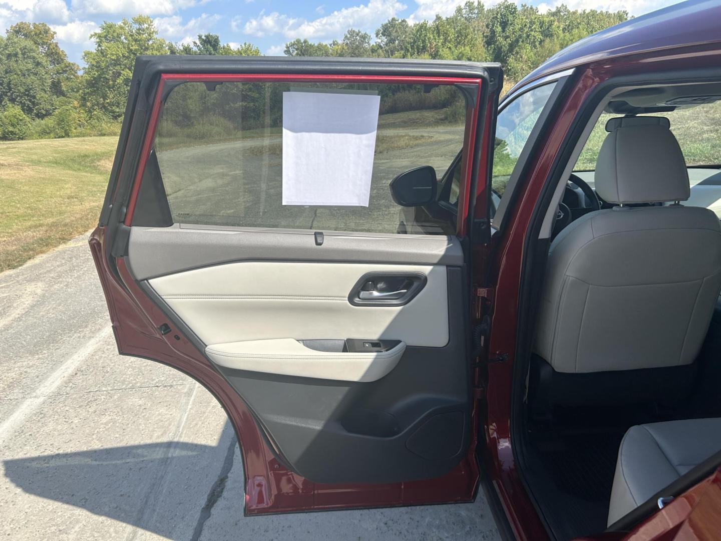 2023 RED /Tan Nissan Rogue SV AWD (5N1BT3BB4PC) with an 2.5L L4 DOHC 16V engine, CVT transmission, located at 506 S. Kingshighway, Cape Girardeau, MO, 63703, (573) 235-5000, 37.294991, -89.553635 - 2023 Nissan Rouge SV Only 12,XXX miles All Wheel Drive 1.5L I3 Automatic Adaptive Cruise Leather Backup Camera Power Driver Seat Heated Seats Heated Steering Wheel Sunroof Dual Climate Control Bluetooth Remote Start Power Windows/Locks/Mirrors We have financing available and we accep - Photo#20