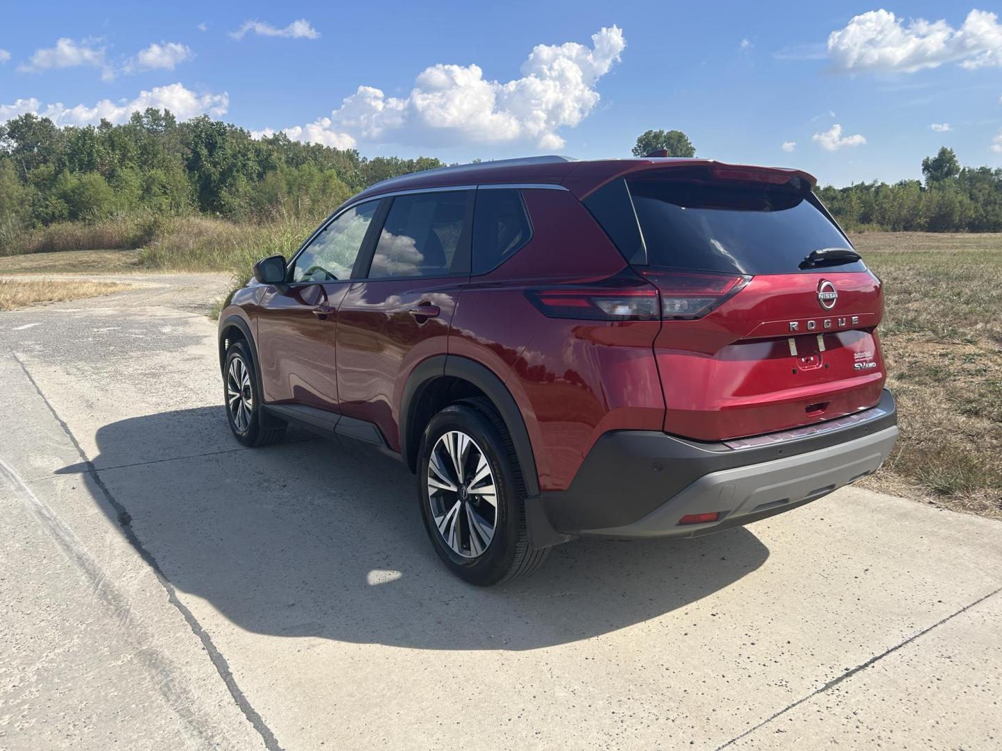 2023 RED /Tan Nissan Rogue SV AWD (5N1BT3BB4PC) with an 2.5L L4 DOHC 16V engine, CVT transmission, located at 506 S. Kingshighway, Cape Girardeau, MO, 63703, (573) 235-5000, 37.294991, -89.553635 - 2023 Nissan Rouge SV Only 12,XXX miles All Wheel Drive 1.5L I3 Automatic Adaptive Cruise Leather Backup Camera Power Driver Seat Heated Seats Heated Steering Wheel Sunroof Dual Climate Control Bluetooth Remote Start Power Windows/Locks/Mirrors We have financing available and we accep - Photo#9