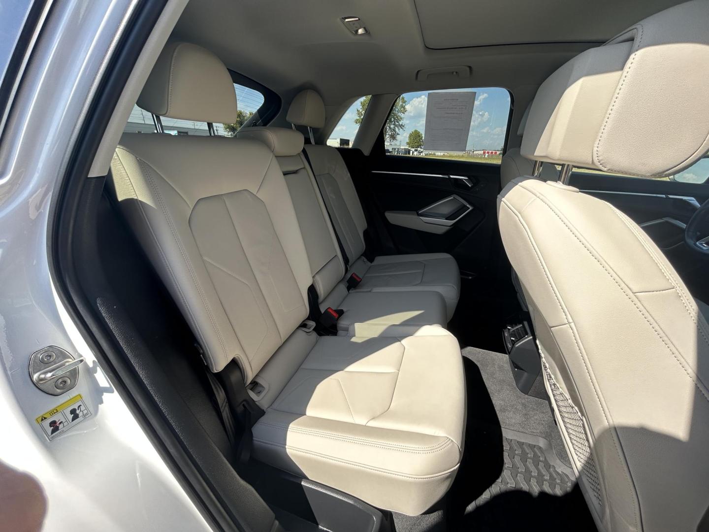 2020 WHITE /Tan Audi Q3 S line Prestige quattro (WA1FECF32L1) with an 2.0L L4 DOHC 24V engine, 8A transmission, located at 506 S. Kingshighway, Cape Girardeau, MO, 63703, (573) 235-5000, 37.294991, -89.553635 - 2020 Audi Q3 S-Line Prestige Quattro Only 15,XXX miles All Wheel Drive 2.0L Automatic Cruise Leather Backup Camera Navigation Power Driver Seat Heated Seats Panoramic Sunroof Dual Climate Control Rear Climate Control Bluetooth Remote Start Power Windows/Locks/Mirrors Power Lift Gat - Photo#24