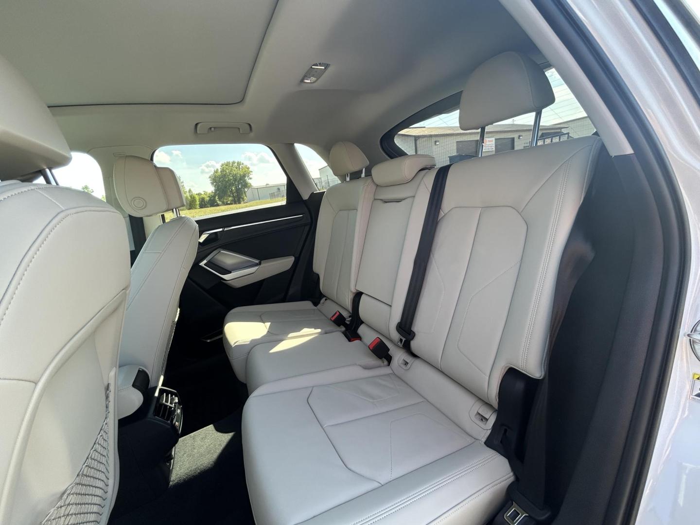 2020 WHITE /Tan Audi Q3 S line Prestige quattro (WA1FECF32L1) with an 2.0L L4 DOHC 24V engine, 8A transmission, located at 506 S. Kingshighway, Cape Girardeau, MO, 63703, (573) 235-5000, 37.294991, -89.553635 - 2020 Audi Q3 S-Line Prestige Quattro Only 15,XXX miles All Wheel Drive 2.0L Automatic Cruise Leather Backup Camera Navigation Power Driver Seat Heated Seats Panoramic Sunroof Dual Climate Control Rear Climate Control Bluetooth Remote Start Power Windows/Locks/Mirrors Power Lift Gat - Photo#22