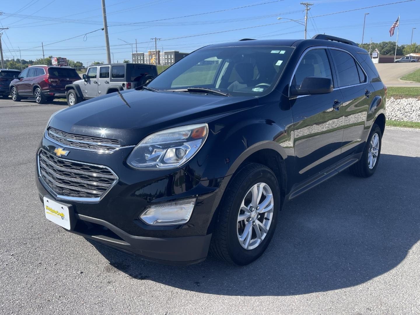 2017 BLACK /Black Cloth Chevrolet Equinox LT 2WD (2GNALCEK2H6) with an 2.4L 4 Cyl. engine, Automatic transmission, located at 2990 Old Orchard Rd., Jackson, MO, 63755, 37.354214, -89.612106 - We have financing available and we accept trades! Fill out a credit application on our website or come by today! If you have any questions, give us a call at (573) 204-7777 or visit our website at firstautocredit.com. - Photo#3
