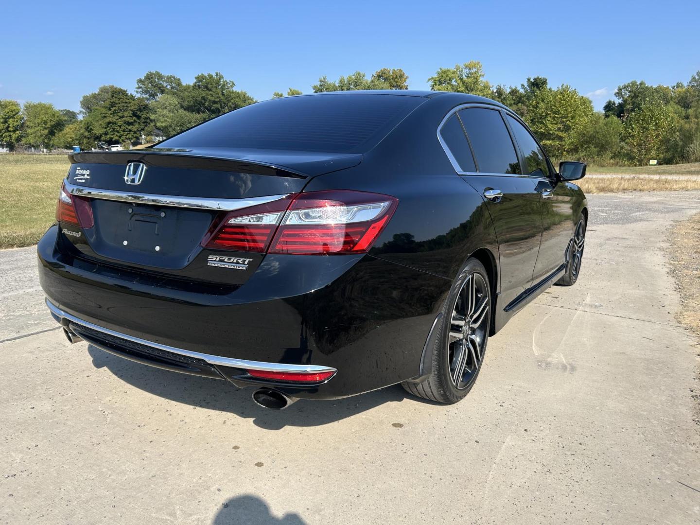 2017 BLACK /Black Honda Accord Sport Special Edition CVT (1HGCR2F10HA) with an 2.4L L4 DOHC 16V engine, CVT transmission, located at 506 S. Kingshighway, Cape Girardeau, MO, 63703, (573) 235-5000, 37.294991, -89.553635 - 2017 Honda Accord Sport Special Edition 131xxx miles Front Wheel Drive 2.4L 4 Cyl. Automatic Heated Seats Power Driver Seat Backup Camera Bluetooth Cruise Power Windows/Locks/Mirrors We have financing available and we accept trades! Fill out a credit application on our website or come by - Photo#12