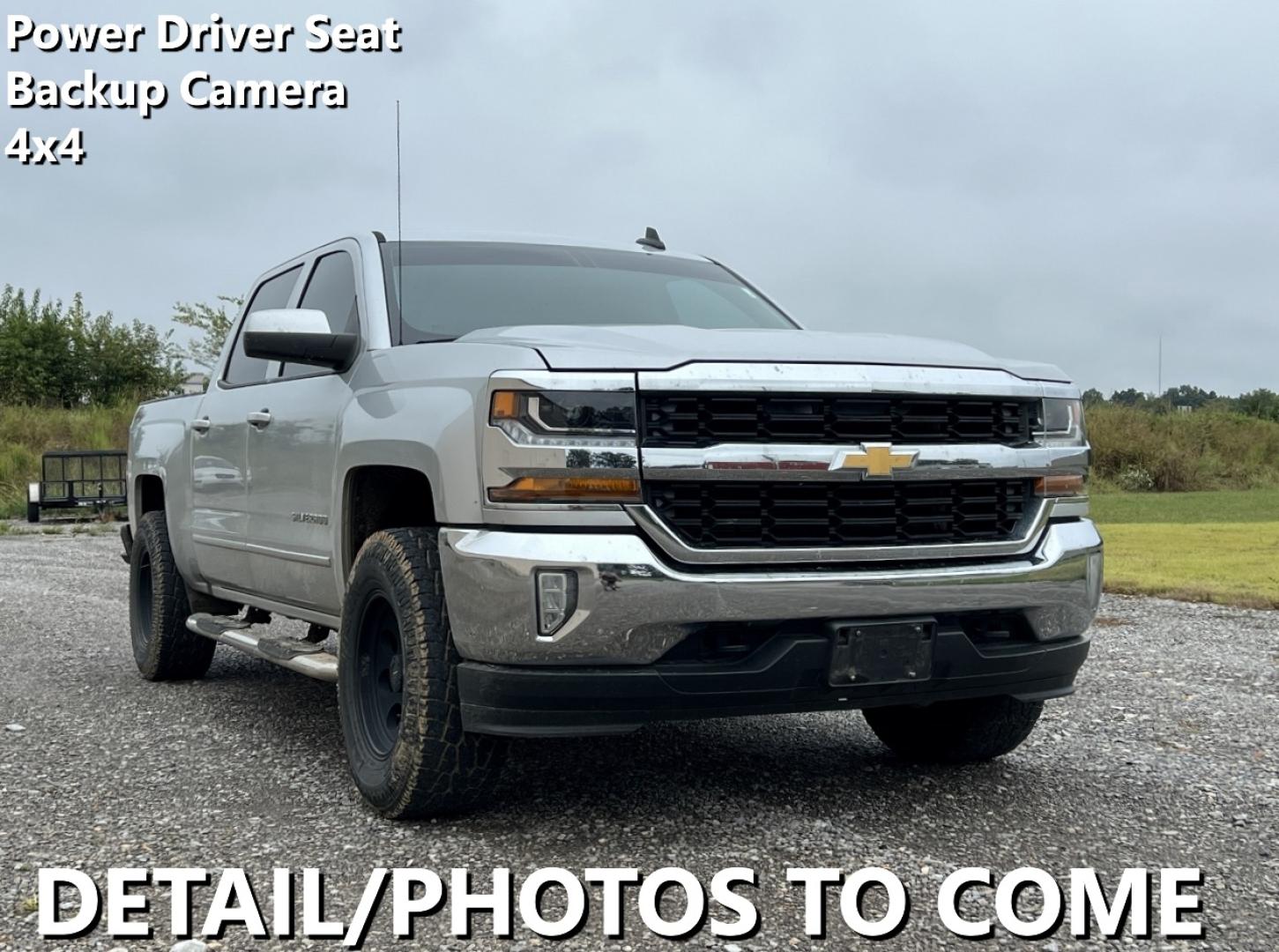 2017 SILVER /Gray Cloth Chevrolet Silverado 1500 LT Crew Cab 4WD (3GCUKRECXHG) with an 5.3L V8 engine, Automatic transmission, located at 2990 Old Orchard Rd., Jackson, MO, 63755, 37.354214, -89.612106 - We have financing available and we accept trades! Fill out a credit application on our website or come by today! If you have any questions, give us a call at (573) 204-7777 or visit our website at firstautocredit.com. - Photo#0