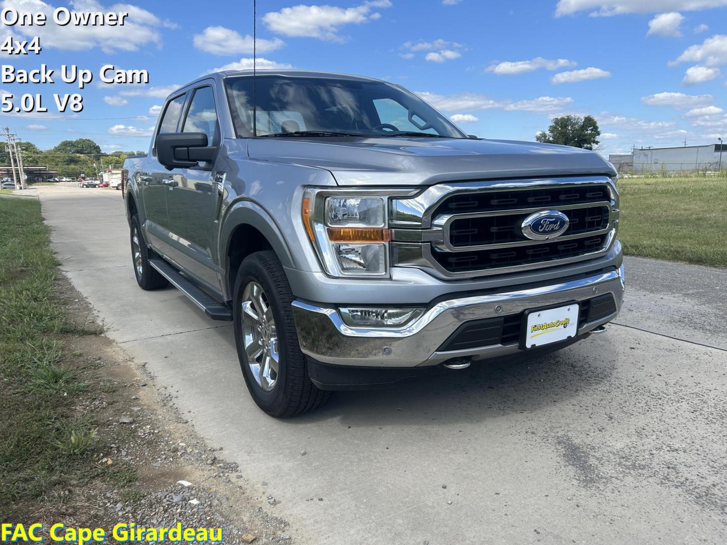 2021 SILVER /Gray Ford F-150 XL SuperCrew 6.5-ft. Bed 4WD (1FTFW1E51MK) with an 5.0L V8 OHV 16V engine, 6A transmission, located at 506 S. Kingshighway, Cape Girardeau, MO, 63703, (573) 235-5000, 37.294991, -89.553635 - 2021 Ford F-150 XLT 1-Owner 93xxx miles 4x4 5.0L V8 Automatic Backup Camera Power/Heated Seats Bluetooth Remote Start Cruise Power Windows/Locks/Mirrors We have financing available and we accept trades! Fill out a credit application on our website or come by today! If you have any quest - Photo#0