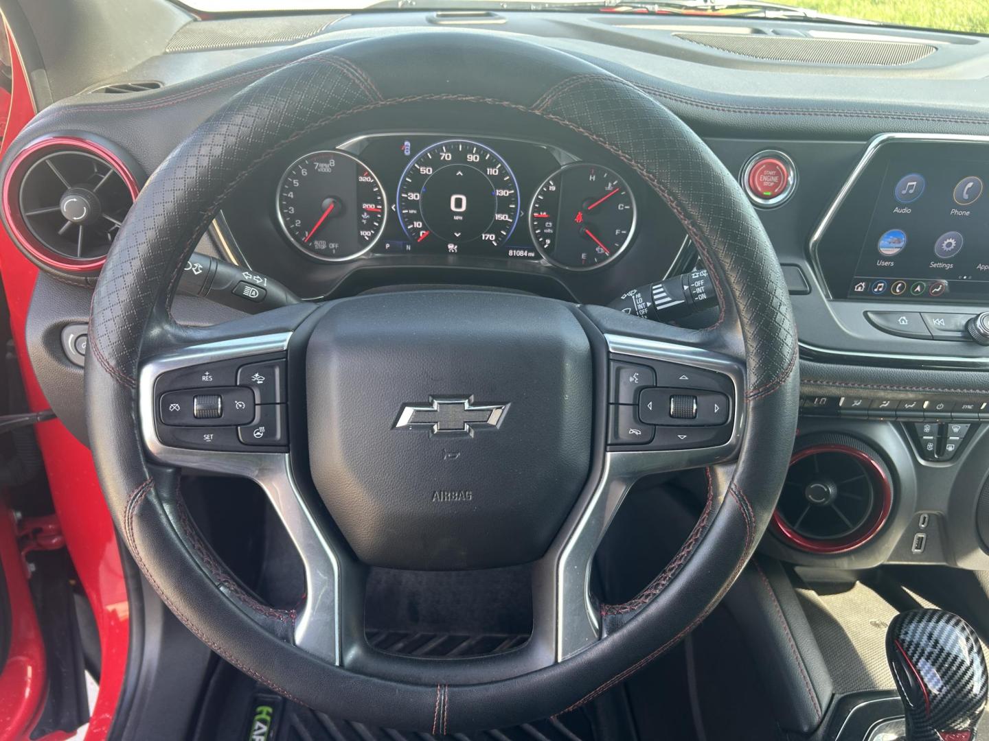 2019 RED /Black Chevrolet Blazer RS (3GNKBERSXKS) with an 3.6L V6 DOHC 24V engine, 9A transmission, located at 506 S. Kingshighway, Cape Girardeau, MO, 63703, (573) 235-5000, 37.294991, -89.553635 - 2019 Chevrolet Blazer RS 81xxx miles Front Wheel Drive 3.6L V6 Driver Confidence Package Automatic Power/Heated/Cooled Seats Heated Steering Wheel Backup Camera Sunroof/Moonroof Bluetooth Remote Start Cruise Power Windows/Locks/Mirrors We have financing available and we accept trades! - Photo#24