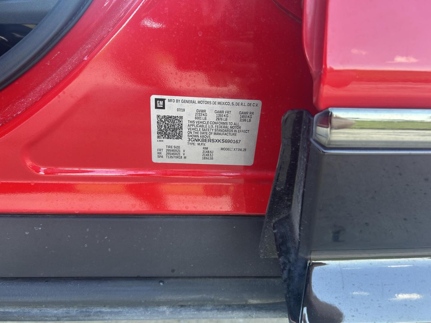 2019 RED /Black Chevrolet Blazer RS (3GNKBERSXKS) with an 3.6L V6 DOHC 24V engine, 9A transmission, located at 506 S. Kingshighway, Cape Girardeau, MO, 63703, (573) 235-5000, 37.294991, -89.553635 - 2019 Chevrolet Blazer RS 81xxx miles Front Wheel Drive 3.6L V6 Driver Confidence Package Automatic Power/Heated/Cooled Seats Heated Steering Wheel Backup Camera Sunroof/Moonroof Bluetooth Remote Start Cruise Power Windows/Locks/Mirrors We have financing available and we accept trades! - Photo#38