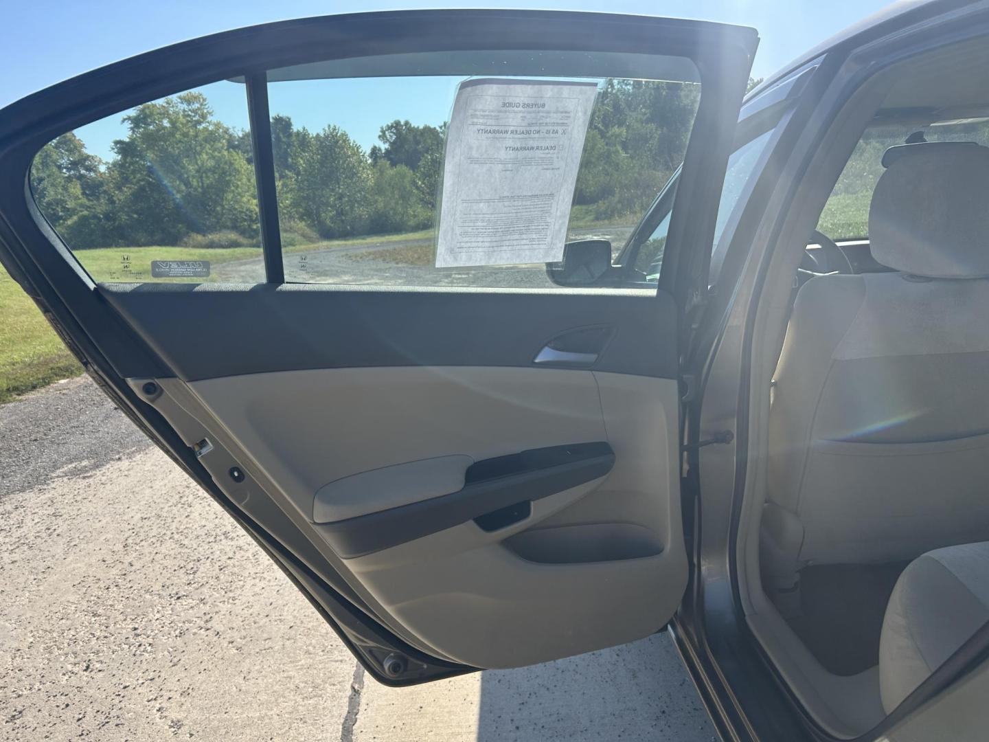2009 GOLD /Tan Honda Accord LX-P Sedan AT (1HGCP26439A) with an 2.4L L4 DOHC 16V engine, 5-Speed Automatic transmission, located at 506 S. Kingshighway, Cape Girardeau, MO, 63703, (573) 235-5000, 37.294991, -89.553635 - 2009 Honda Civic LX-P 160xxx miles Front Wheel Drive 2.5L 4 Cyl. Automatic Cruise Power Windows/Locks/Mirrors We have financing available and we accept trades! Fill out a credit application on our website or come by today! If you have any questions, give us a call at (573) 235-5000 or visit - Photo#14
