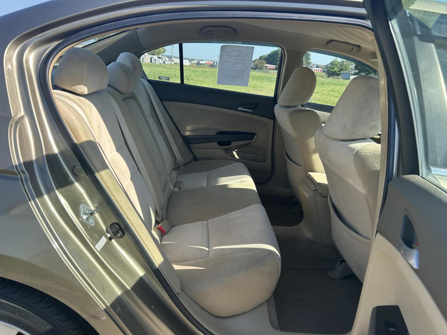 2009 GOLD /Tan Honda Accord LX-P Sedan AT (1HGCP26439A) with an 2.4L L4 DOHC 16V engine, 5-Speed Automatic transmission, located at 506 S. Kingshighway, Cape Girardeau, MO, 63703, (573) 235-5000, 37.294991, -89.553635 - 2009 Honda Civic LX-P 160xxx miles Front Wheel Drive 2.5L 4 Cyl. Automatic Cruise Power Windows/Locks/Mirrors We have financing available and we accept trades! Fill out a credit application on our website or come by today! If you have any questions, give us a call at (573) 235-5000 or visit - Photo#17
