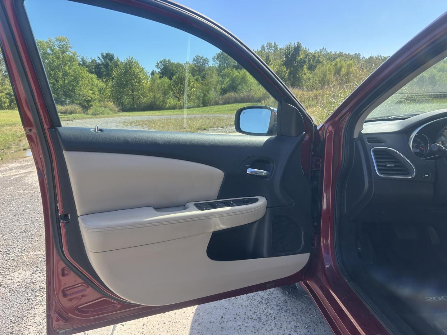 2011 MAROON /Tan Chrysler 200 Limited (1C3BC2FGXBN) with an 3.6L V6 DOHC 24V engine, 6-Speed Automatic transmission, located at 506 S. Kingshighway, Cape Girardeau, MO, 63703, (573) 235-5000, 37.294991, -89.553635 - 2011 Chrysler 200 Limited 77xxx miles Front Wheel Drive 3.6L 6 Cyl. Automatic Cruise Heated Seats Power Driver Seat Power Sunroof Leather Navigation Power Windows/Locks/Mirrors We have financing available and we accept trades! Fill out a credit application on our website or come by today - Photo#13