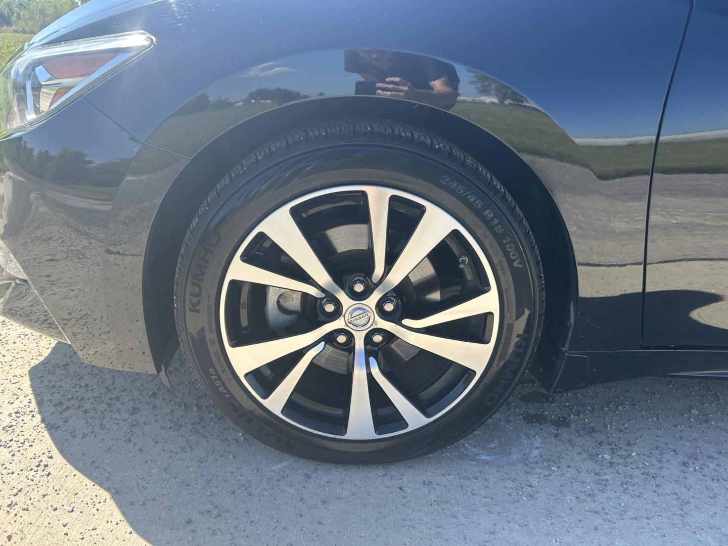 2018 BLACK /Black Nissan Maxima 3.5 SV (1N4AA6AP5JC) with an 3.5L V6 DOHC 24V engine, CVT transmission, located at 506 S. Kingshighway, Cape Girardeau, MO, 63703, (573) 235-5000, 37.294991, -89.553635 - 2018 Nissan Maxima 3.5 SV 38xxx Miles 3.5L 6 cyl Front Wheel Drive Automatic Leather Power Seats Heated Seats/Steering Wheel Remote Start Remote Entry Navigation Sunroof Cruise Power Windows/Locks/Mirrors We have financing available and we accept trades! Fill out a credit application o - Photo#25
