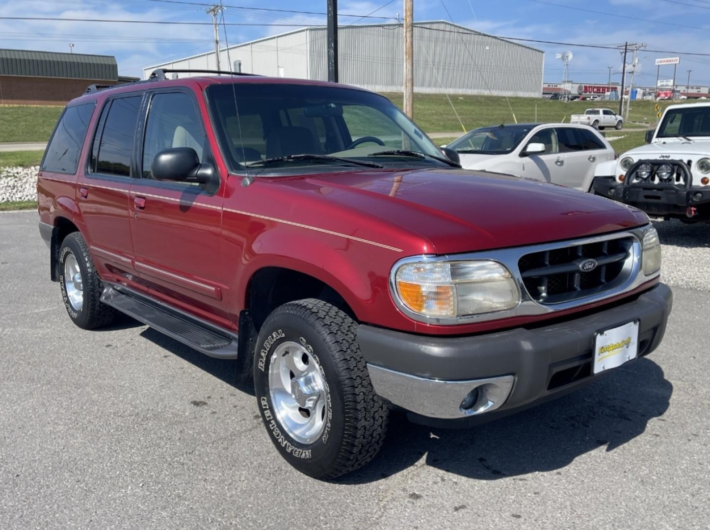 2001 RED /Tan Cloth Ford Explorer XLT 4WD (1FMZU73E81Z) with an 4.0L V6 engine, Automatic transmission, located at 2990 Old Orchard Rd., Jackson, MO, 63755, 37.354214, -89.612106 - We have financing available and we accept trades! Fill out a credit application on our website or come by today! If you have any questions, give us a call at (573) 204-7777 or visit our website at firstautocredit.com. - Photo#0