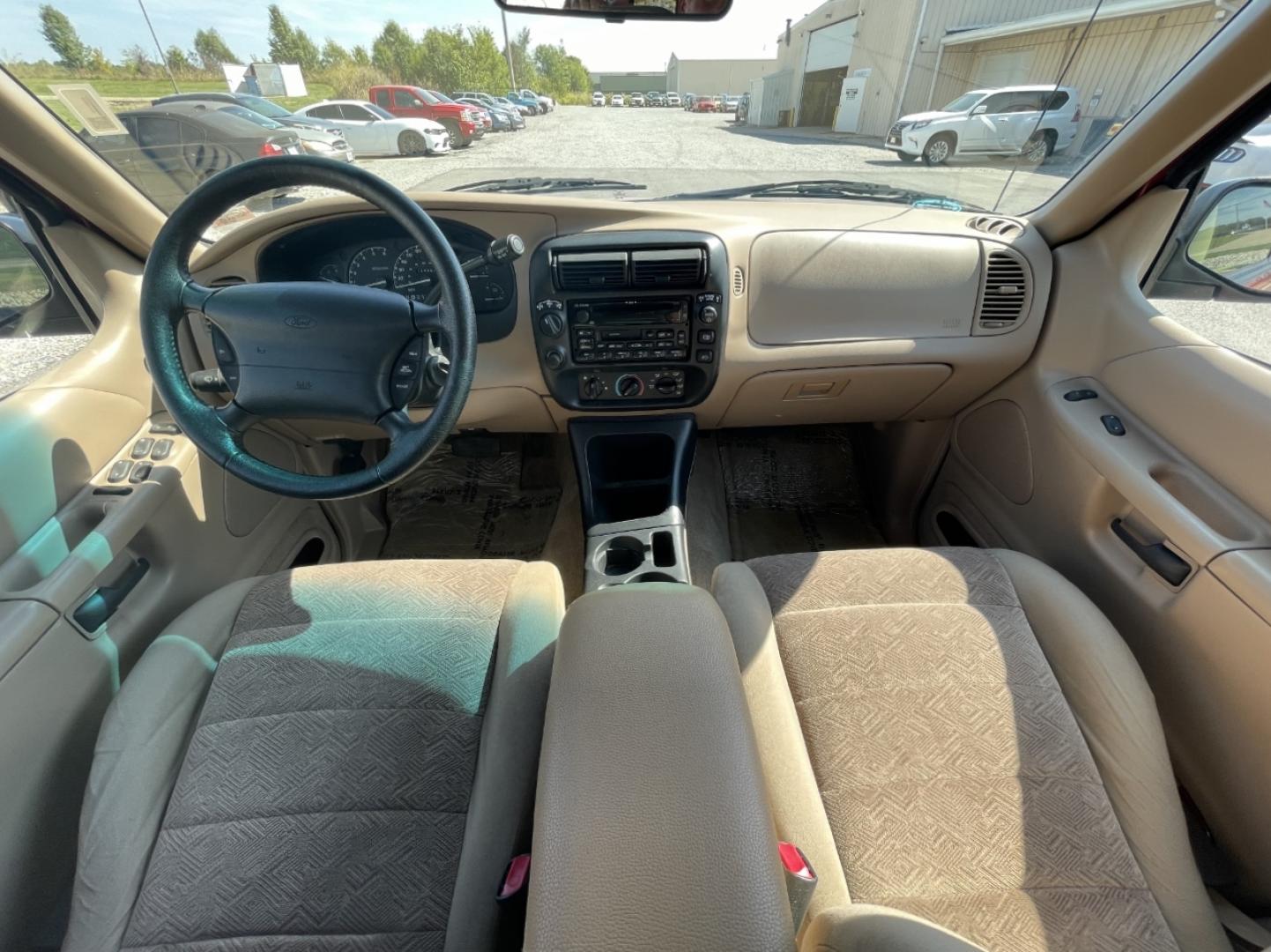 2001 RED /Tan Cloth Ford Explorer XLT 4WD (1FMZU73E81Z) with an 4.0L V6 engine, Automatic transmission, located at 2990 Old Orchard Rd., Jackson, MO, 63755, 37.354214, -89.612106 - We have financing available and we accept trades! Fill out a credit application on our website or come by today! If you have any questions, give us a call at (573) 204-7777 or visit our website at firstautocredit.com. - Photo#17