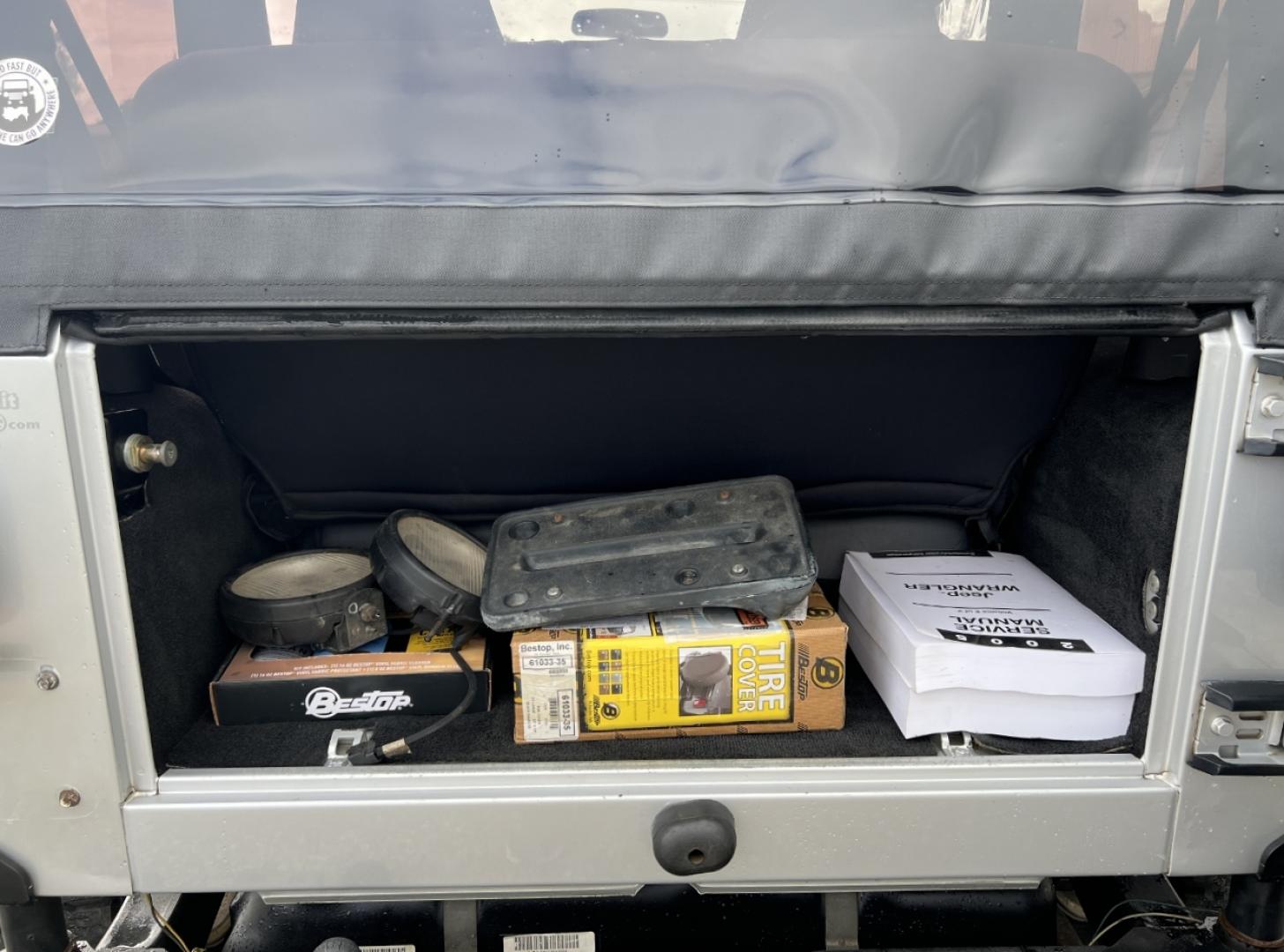 2005 SILVER /Black Cloth Jeep Wrangler X (1J4FA39S45P) with an 4.0L 6 Cyl. engine, Automatic transmission, located at 2990 Old Orchard Rd., Jackson, MO, 63755, 37.354214, -89.612106 - 2005 Jeep Wrangler X 104xxx miles 4 Wheel Drive 4.0L I6 Automatic We have financing available and we accept trades! Fill out a credit application on our website or come by today! If you have any questions, give us a call at (573) 204-7777 or visit our website at firstautocredit.com. - Photo#16