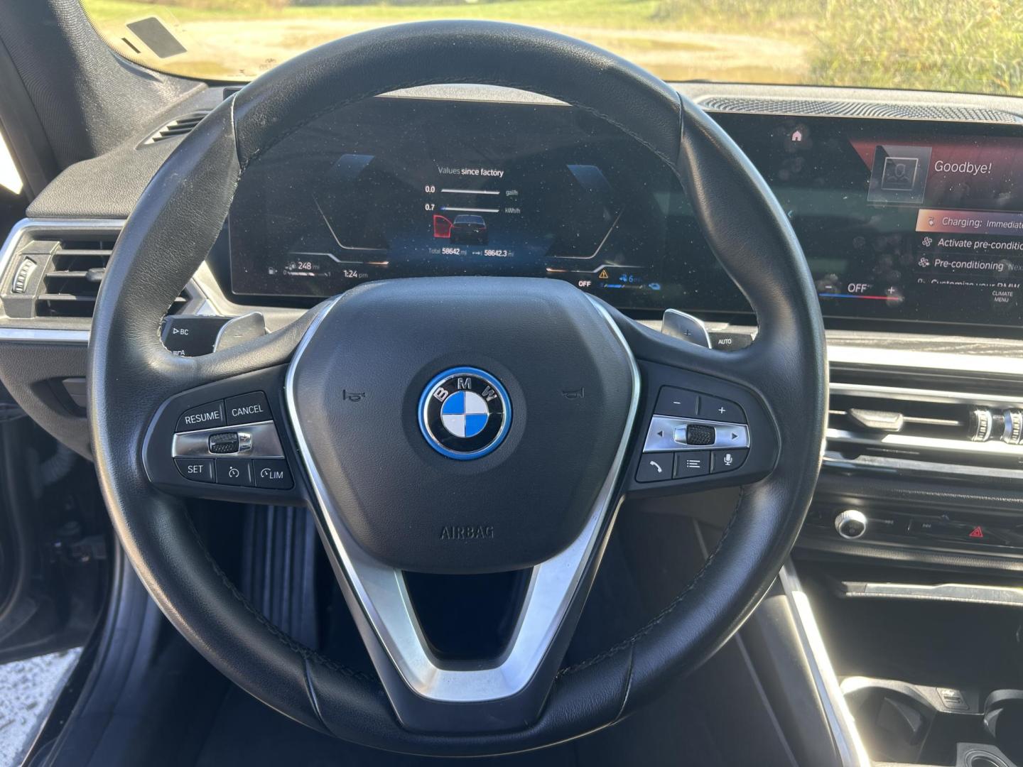 2023 BLACK /Black BMW 3-Series 330e (3MW39FF07P8) with an 2.0L I4 Hybrid engine, 8A transmission, located at 506 S. Kingshighway, Cape Girardeau, MO, 63703, (573) 235-5000, 37.294991, -89.553635 - 2023 BMW 330e Only 58xxx miles Rear Wheel Drive 2.0L I4 Automatic Leather Navigation Power/Heated Seats Backup Camera Bluetooth Cruise Power Windows/Locks/Mirrors We have financing available and we accept trades! Fill out a credit application on our website or come by today! If you have - Photo#24