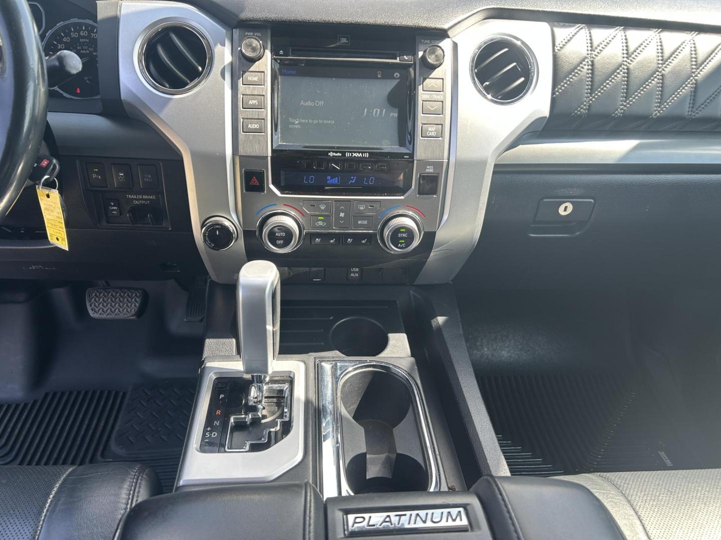 2018 BLACK /Black Toyota Tundra Platinum CrewMax 5.7L FFV 4WD (5TFAW5F15JX) with an 5.7L V8 DOHC 32V engine, Automatic transmission, located at 506 S. Kingshighway, Cape Girardeau, MO, 63703, (573) 235-5000, 37.294991, -89.553635 - 2018 Toyota Tundra Platinum 174xxx miles 4x4 5.7L V8 Automatic Leather Heated/Vented Seats Power Sunroof Navigation Backup Camera Power Driver Seat Bluetooth Cruise Power Windows/Locks/Mirrors We have financing available and we accept trades! Fill out a credit application on our websit - Photo#28