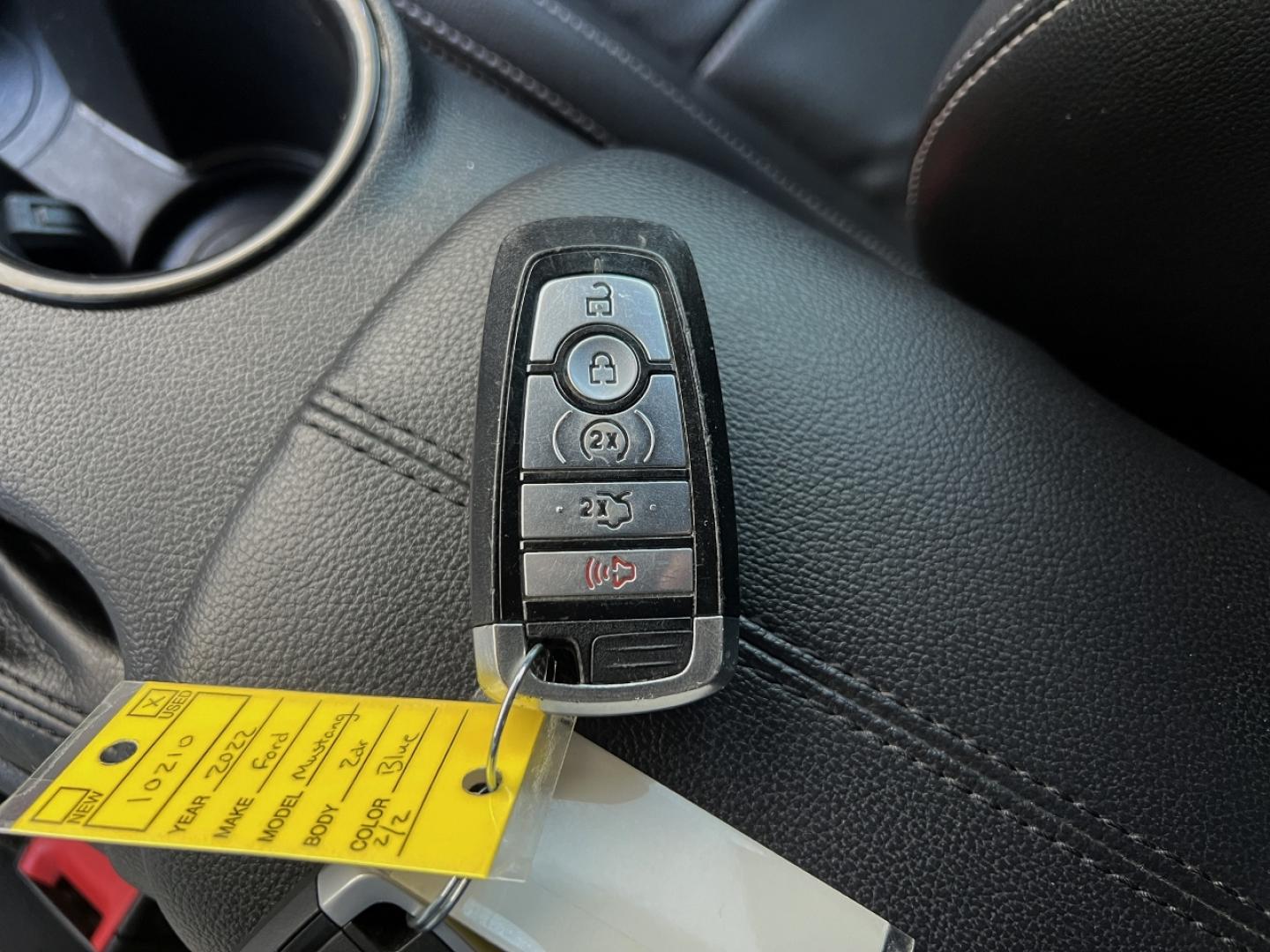 2022 BLUE /Black Leather Ford Mustang EcoBoost Premium Convertible (1FATP8UH4N5) with an 2.3L 4 Cyl. engine, Automatic transmission, located at 506 S. Kingshighway, Cape Girardeau, MO, 63703, (573) 235-5000, 37.294991, -89.553635 - 2022 Ford Mustang Ecoboost Premium 59xxx miles Rear Wheel Drive 2.3L 4 Cyl. Automatic Leather Power/Heated/Cooled Seats Backup Camera Bluetooth Remote Start Cruise Power Windows/Locks/Mirrors We have financing available and we accept trades! Fill out a credit application on our website o - Photo#5