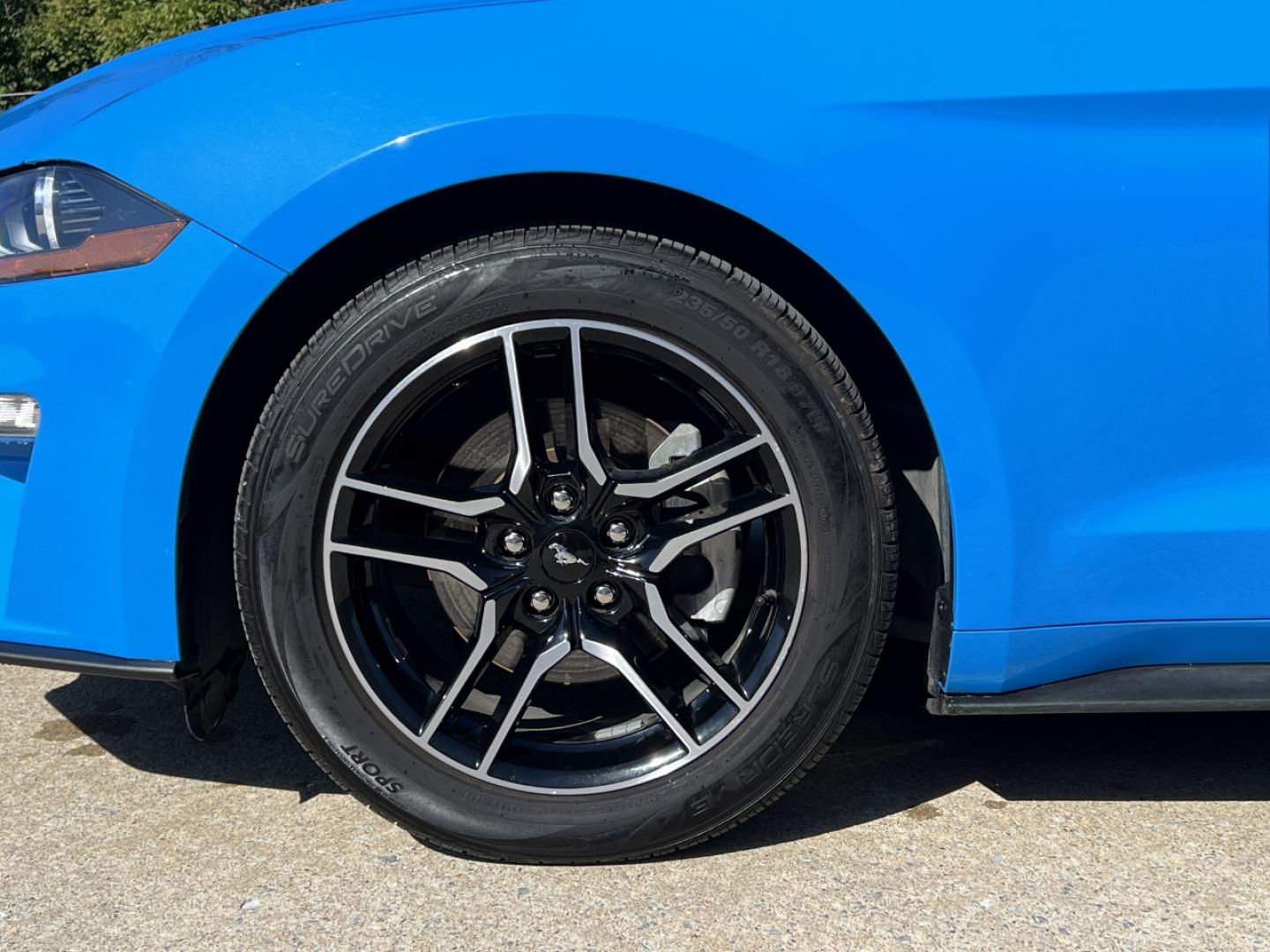 2022 BLUE /Black Leather Ford Mustang EcoBoost Premium Convertible (1FATP8UH4N5) with an 2.3L 4 Cyl. engine, Automatic transmission, located at 506 S. Kingshighway, Cape Girardeau, MO, 63703, (573) 235-5000, 37.294991, -89.553635 - 2022 Ford Mustang Ecoboost Premium 59xxx miles Rear Wheel Drive 2.3L 4 Cyl. Automatic Leather Power/Heated/Cooled Seats Backup Camera Bluetooth Remote Start Cruise Power Windows/Locks/Mirrors We have financing available and we accept trades! Fill out a credit application on our website o - Photo#37