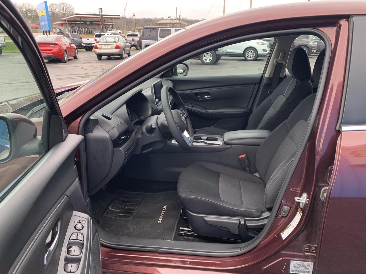 2024 BURGUNDY /Black Cloth Nissan Sentra SV (3N1AB8CV6RY) with an 2.0L 4 Cyl. engine, Automatic transmission, located at 506 S. Kingshighway, Cape Girardeau, MO, 63703, (573) 235-5000, 37.294991, -89.553635 - 2024 Nissan Sentra SV 1-Owner 88xxx miles Front Wheel Drive 2.0L 4 Cyl. Automatic Backup Camera Bluetooth Cruise Power Windows/Locks/Mirrors We have financing available and we accept trades! Fill out a credit application on our website or come by today! If you have any questions, give u - Photo#17