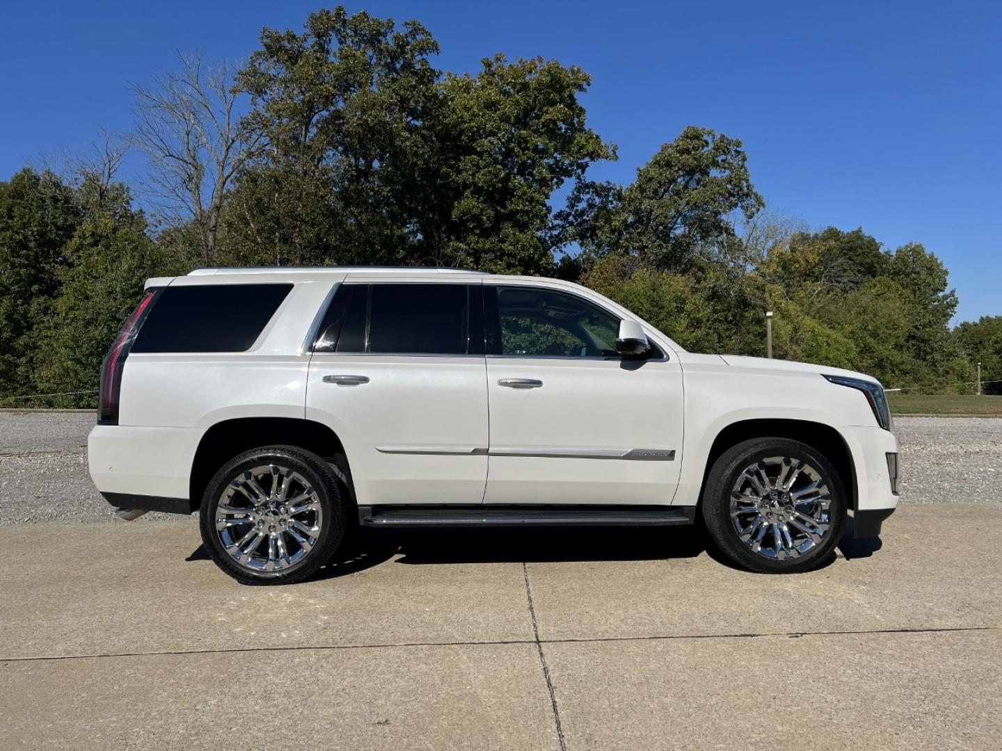 2019 WHITE /Brown Leather Cadillac Escalade Luxury 4WD (1GYS4BKJ8KR) with an 6.2L V8 engine, Automatic transmission, located at 2990 Old Orchard Rd., Jackson, MO, 63755, 37.354214, -89.612106 - 2019 Cadillac Escalade Luxury 135xxx miles 4 Wheel Drive 6.2L V8 Automatic Leather 3rd Row Navigation Rear Entertainment Backup Camera Power/Heated/Cooled Seats Heated Rear Seats Heated Steering Wheel Bluetooth Remote Start Head Up Display Cruise Power Windows/Locks/Mirrors We have - Photo#14