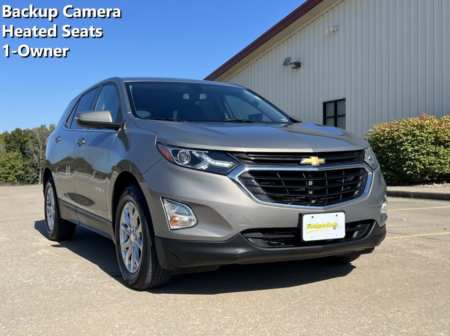 2018 TAN /Gray Cloth Chevrolet Equinox LT 2WD (3GNAXJEV9JS) with an 1.5L 4 Cyl. TURBO engine, Automatic transmission, located at 2990 Old Orchard Rd., Jackson, MO, 63755, 37.354214, -89.612106 - 2018 Chevrolet Equinox LT 1-Owner 157xxx miles Front Wheel Drive 1.5L 4 Cyl. Automatic Backup Camera Heated Seats Power Driver Seat Bluetooth Remote Start Cruise Power Windows/Locks/Mirrors We have financing available and we accept trades! Fill out a credit application on our website or - Photo#0