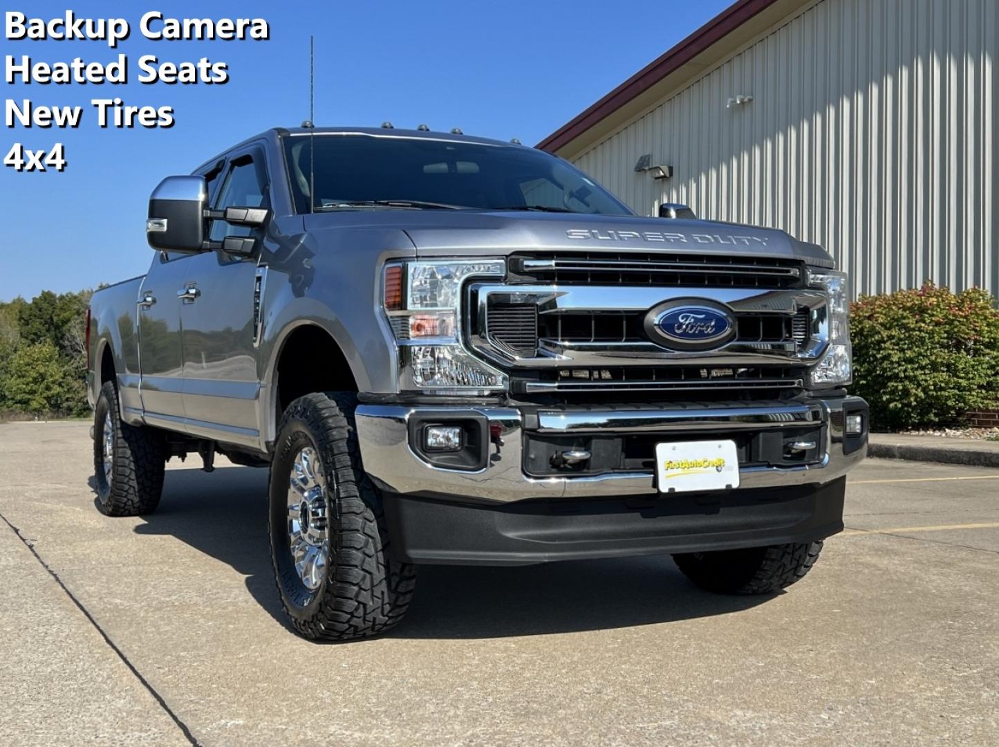 2022 SILVER /Gray Cloth Ford F-250 SD XLT Crew Cab 4WD (1FT7W2BN3NE) with an 7.3L V8 engine, Automatic transmission, located at 2990 Old Orchard Rd., Jackson, MO, 63755, 37.354214, -89.612106 - 2022 Ford F-250 Super Duty XLT 79xxx miles 4x4 7.3L V8 Automatic New Tires Backup Camera Heated Seats Power Driver Seat Bluetooth Cruise Power Windows/Locks/Mirrors We have financing available and we accept trades! Fill out a credit application on our website or come by today! If you ha - Photo#0