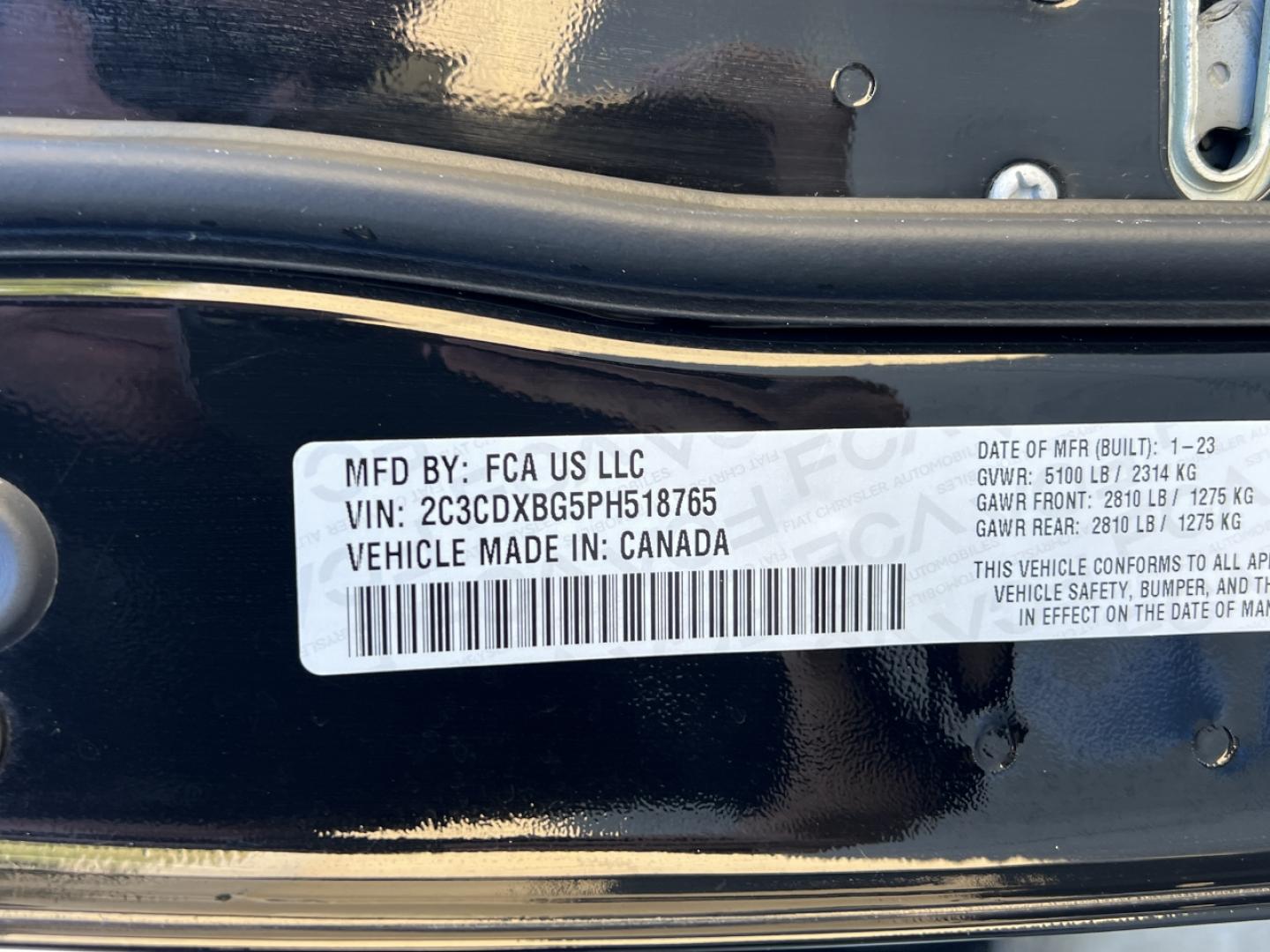 2023 BLACK /Black Cloth Dodge Charger SXT (2C3CDXBG5PH) with an 3.6L V6 engine, Automatic transmission, located at 2990 Old Orchard Rd., Jackson, MO, 63755, 37.354214, -89.612106 - 2023 Dodge Charger SXT 1-Owner 63xxx miles Rear Wheel Drive 3.6L V6 Automatic Backup Camera Power Driver Seat Bluetooth Remote Start Cruise Power Windows/Locks/Mirrors We have financing available and we accept trades! Fill out a credit application on our website or come by today! If you - Photo#47