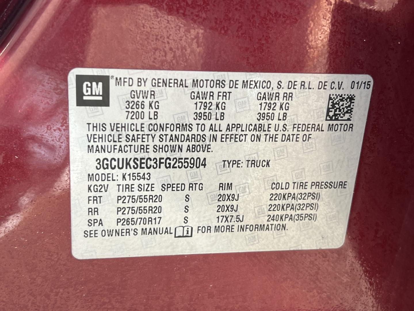 2015 MAROON /Black Leather Chevrolet Silverado 1500 LTZ Crew Cab 4WD (3GCUKSEC3FG) with an 5.3L V8 engine, Automatic transmission, located at 2990 Old Orchard Rd., Jackson, MO, 63755, 37.354214, -89.612106 - 2015 Chevrolet Silverado 1500 LTZ 159xxx miles 4x4 5.3L V8 Automatic Leather Navigation Power/Heated/Cooled Seats Backup Camera Bluetooth Remote Start Cruise Power Windows/Locks/Mirrors We have financing available and we accept trades! Fill out a credit application on our website or com - Photo#49