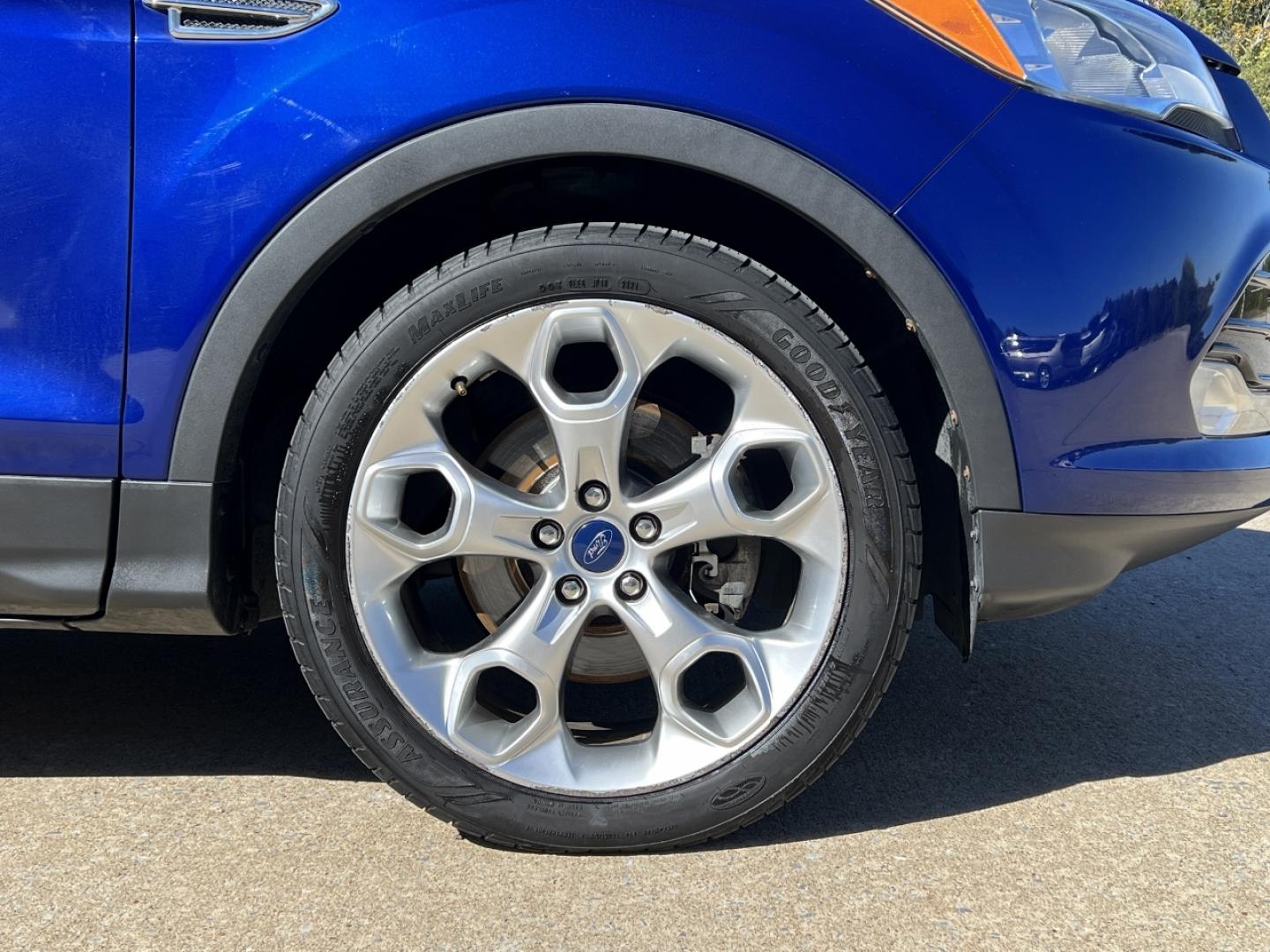 2015 BLUE /Black Leather Ford Escape Titanium FWD (1FMCU0J95FU) with an 2.0L 4 Cyl. engine, Automatic transmission, located at 2990 Old Orchard Rd., Jackson, MO, 63755, 37.354214, -89.612106 - 2015 Ford Escape Titanium 111xxx miles Front Wheel Drive 2.0L 4 Cyl. Automatic Leather Navigation Power/Heated Seats Backup Camera Bluetooth Remote Start Cruise Power Windows/Locks/Mirrors We have financing available and we accept trades! Fill out a credit application on our website or - Photo#43