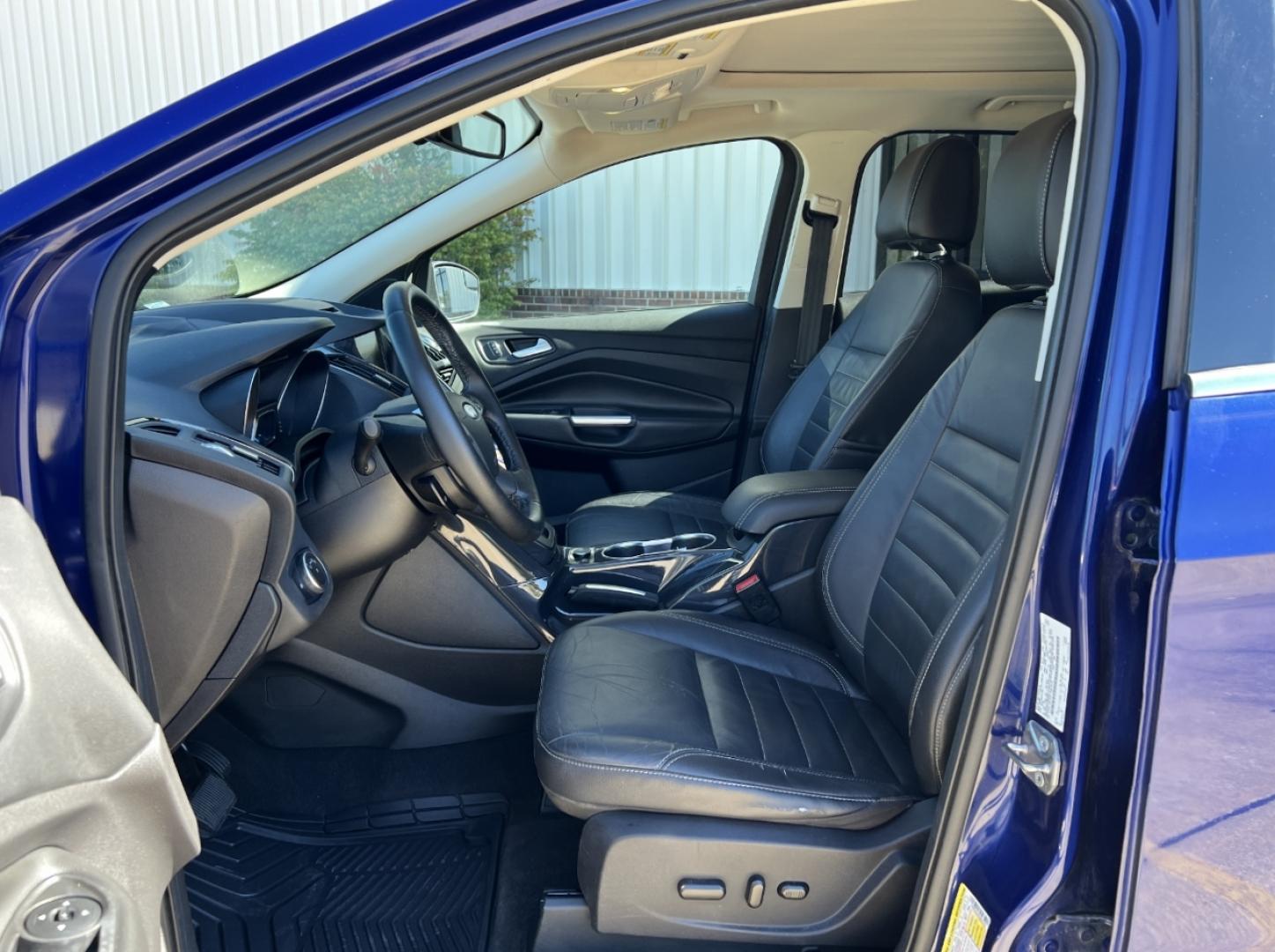 2015 BLUE /Black Leather Ford Escape Titanium FWD (1FMCU0J95FU) with an 2.0L 4 Cyl. engine, Automatic transmission, located at 2990 Old Orchard Rd., Jackson, MO, 63755, 37.354214, -89.612106 - 2015 Ford Escape Titanium 111xxx miles Front Wheel Drive 2.0L 4 Cyl. Automatic Leather Navigation Power/Heated Seats Backup Camera Bluetooth Remote Start Cruise Power Windows/Locks/Mirrors We have financing available and we accept trades! Fill out a credit application on our website or - Photo#16