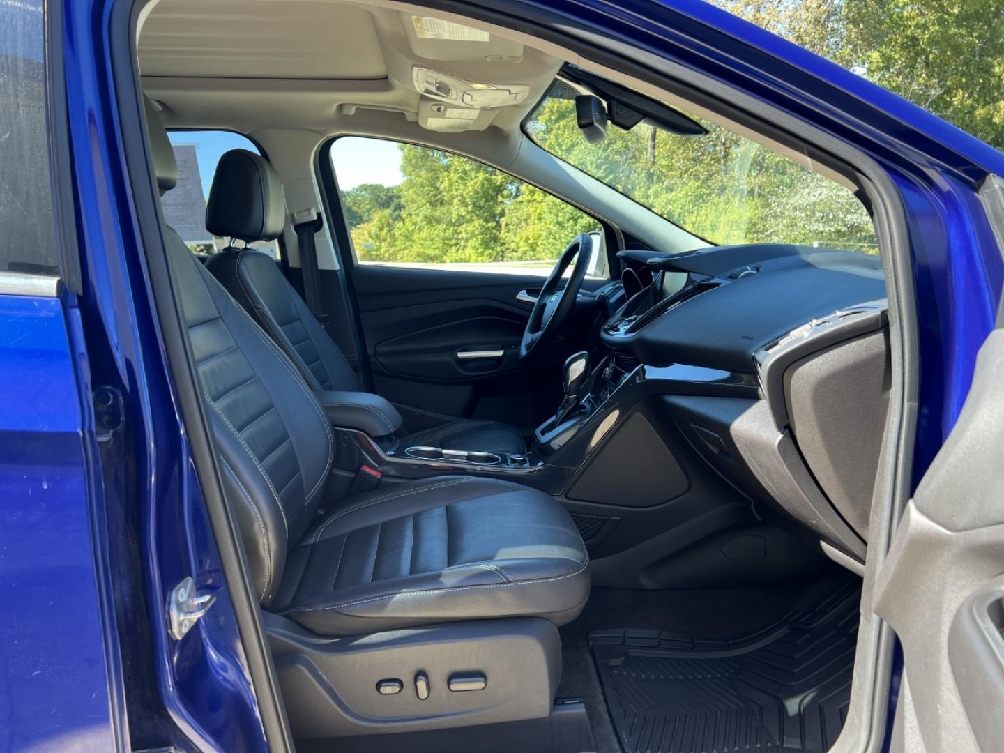 2015 BLUE /Black Leather Ford Escape Titanium FWD (1FMCU0J95FU) with an 2.0L 4 Cyl. engine, Automatic transmission, located at 2990 Old Orchard Rd., Jackson, MO, 63755, 37.354214, -89.612106 - 2015 Ford Escape Titanium 111xxx miles Front Wheel Drive 2.0L 4 Cyl. Automatic Leather Navigation Power/Heated Seats Backup Camera Bluetooth Remote Start Cruise Power Windows/Locks/Mirrors We have financing available and we accept trades! Fill out a credit application on our website or - Photo#18