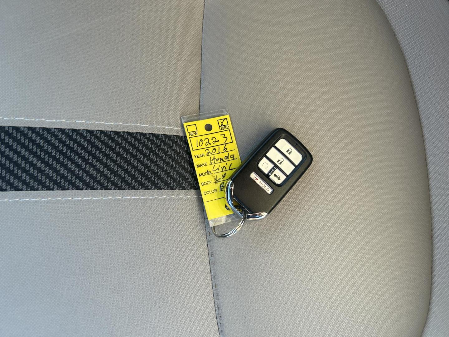 2016 BLACK /Tan Honda Civic LX-P Coupe CVT (2HGFC4B05GH) with an 2.0L L4 DOHC 16V engine, CVT transmission, located at 506 S. Kingshighway, Cape Girardeau, MO, 63703, (573) 235-5000, 37.294991, -89.553635 - 2016 Honda Civic LX-P Coupe Only 64xxx miles Front Wheel Drive 2.0L 4 Cyl. Automatic Sunroof Backup Camera Bluetooth Remote Start Cruise Power Windows/Locks/Mirrors We have financing available and we accept trades! Fill out a credit application on our website or come by today! If you hav - Photo#3