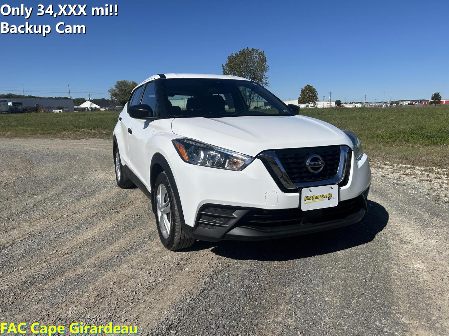 2020 WHITE /Black Nissan Kicks S (3N1CP5BV9LL) with an 1.6L L4 engine, CVT transmission, located at 506 S. Kingshighway, Cape Girardeau, MO, 63703, (573) 235-5000, 37.294991, -89.553635 - 2020 Nissan Kicks S 34,xxx miles Front Wheel Drive 1.6L 4 Cyl. Automatic Cruise Bluetooth Backup Camera We have financing available and we accept trades! Fill out a credit application on our website or come by today! If you have any questions, give us a call at (573) 235-5000 or visit our w - Photo#0