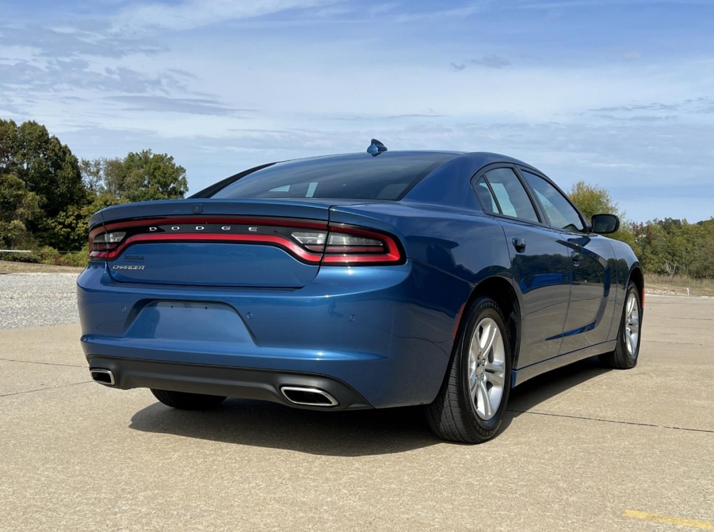 2023 BLUE /Black Cloth Dodge Charger SXT (2C3CDXBG3PH) with an 3.6L V6 engine, Automatic transmission, located at 506 S. Kingshighway, Cape Girardeau, MO, 63703, (573) 235-5000, 37.294991, -89.553635 - 2023 Dodge Charger SXT 1-Owner 74xxx miles Rear Wheel Drive 3.6L V6 Automatic Backup Camera Bluetooth Cruise Power Windows/Locks/Mirrors We have financing available and we accept trades! Fill out a credit application on our website or come by today! If you have any questions, give us a ca - Photo#6