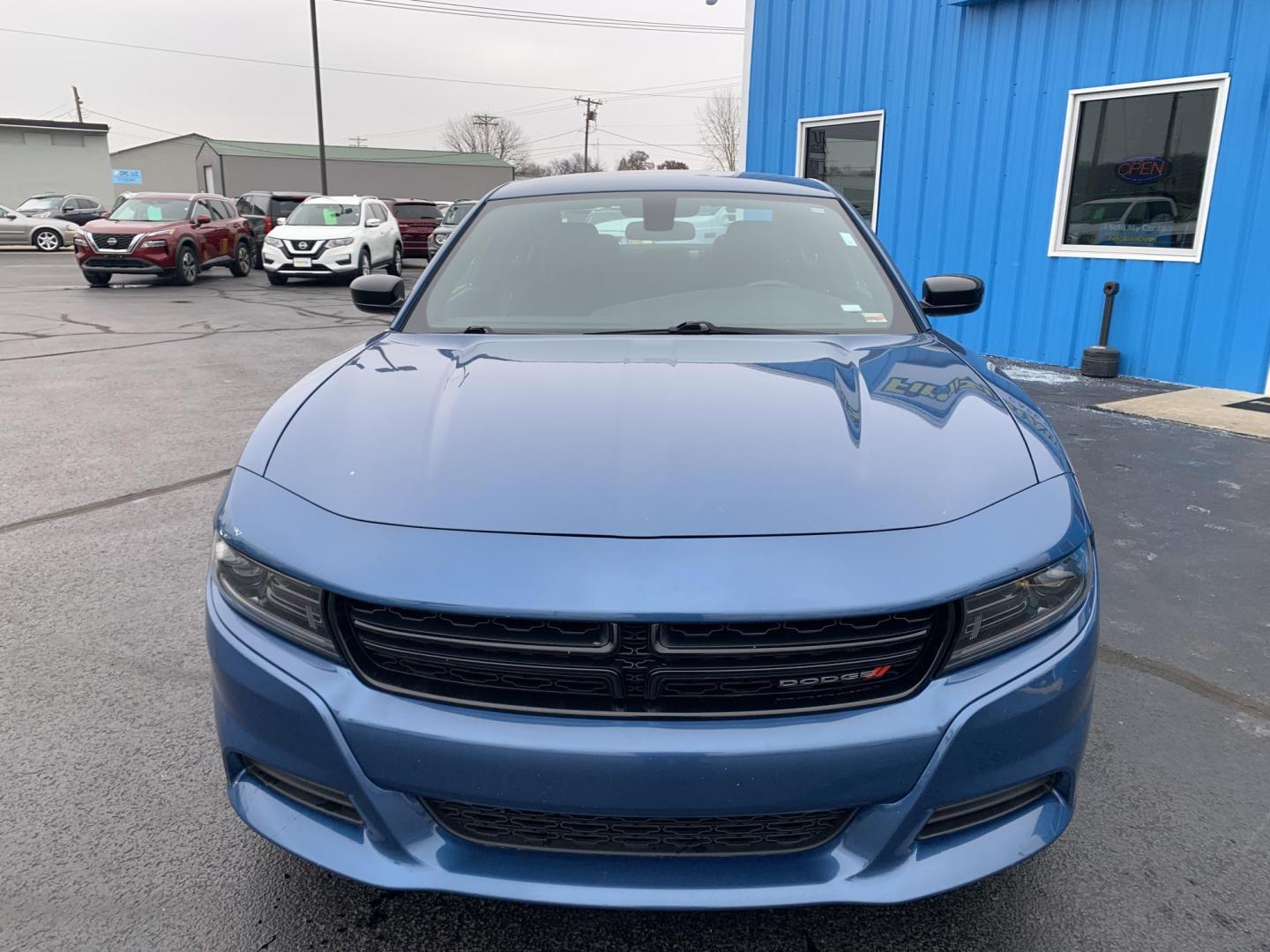2023 BLUE /Black Cloth Dodge Charger SXT (2C3CDXBG3PH) with an 3.6L V6 engine, Automatic transmission, located at 506 S. Kingshighway, Cape Girardeau, MO, 63703, (573) 235-5000, 37.294991, -89.553635 - 2023 Dodge Charger SXT 1-Owner 74xxx miles Rear Wheel Drive 3.6L V6 Automatic Backup Camera Bluetooth Cruise Power Windows/Locks/Mirrors We have financing available and we accept trades! Fill out a credit application on our website or come by today! If you have any questions, give us a ca - Photo#1