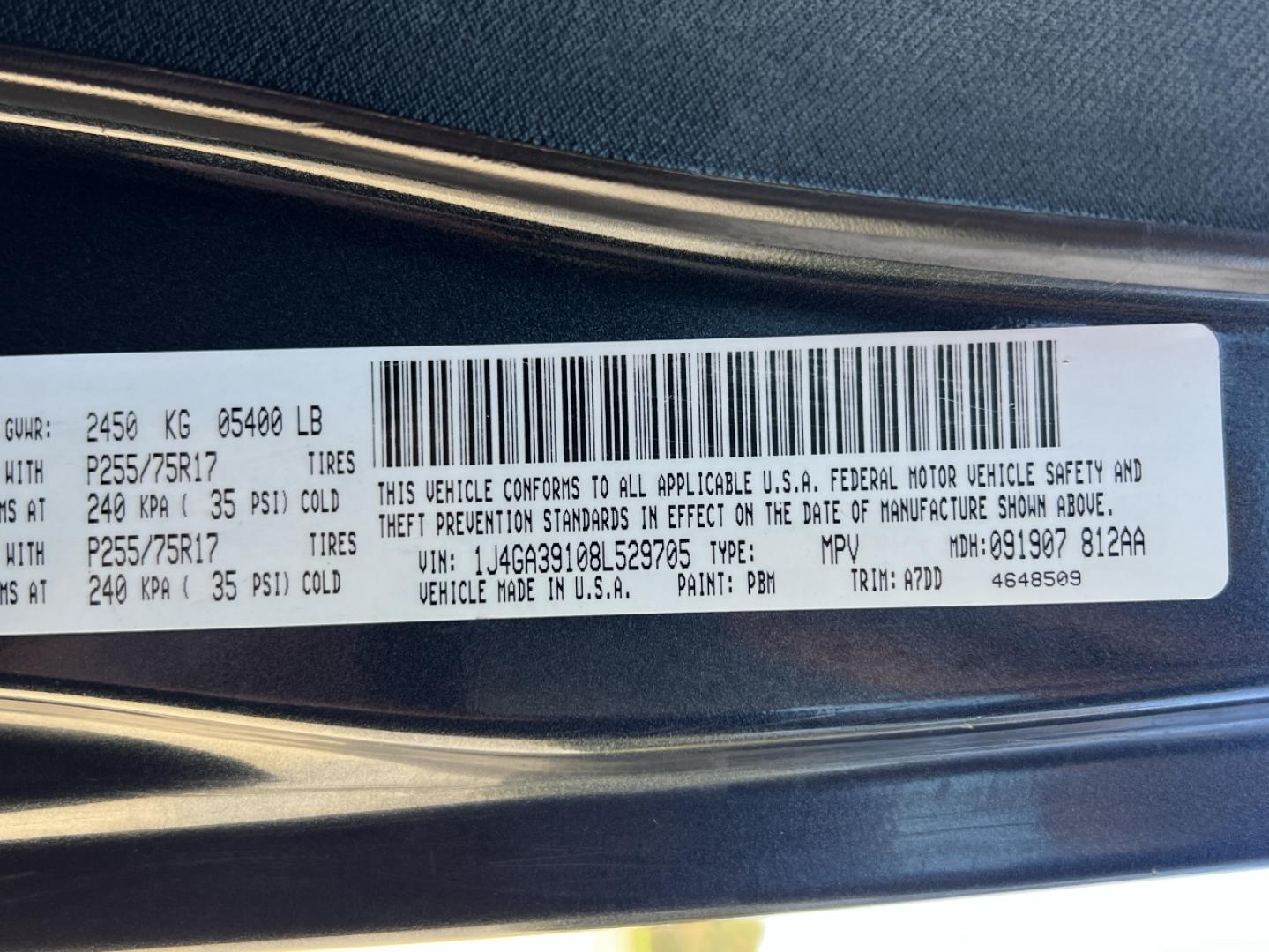 2008 BLUE /Gray Cloth Jeep Wrangler Unlimited X 4WD (1J4GA39108L) with an 3.8L V6 engine, Automatic transmission, located at 2990 Old Orchard Rd., Jackson, MO, 63755, 37.354214, -89.612106 - 2008 Jeep Wrangler Unlimited X 174xxx miles 4x4 3.8L V6 Automatic Cruise Power Windows/Locks We have financing available and we accept trades! Fill out a credit application on our website or come by today! If you have any questions, give us a call at (573) 204-7777 or visit our website at fi - Photo#47