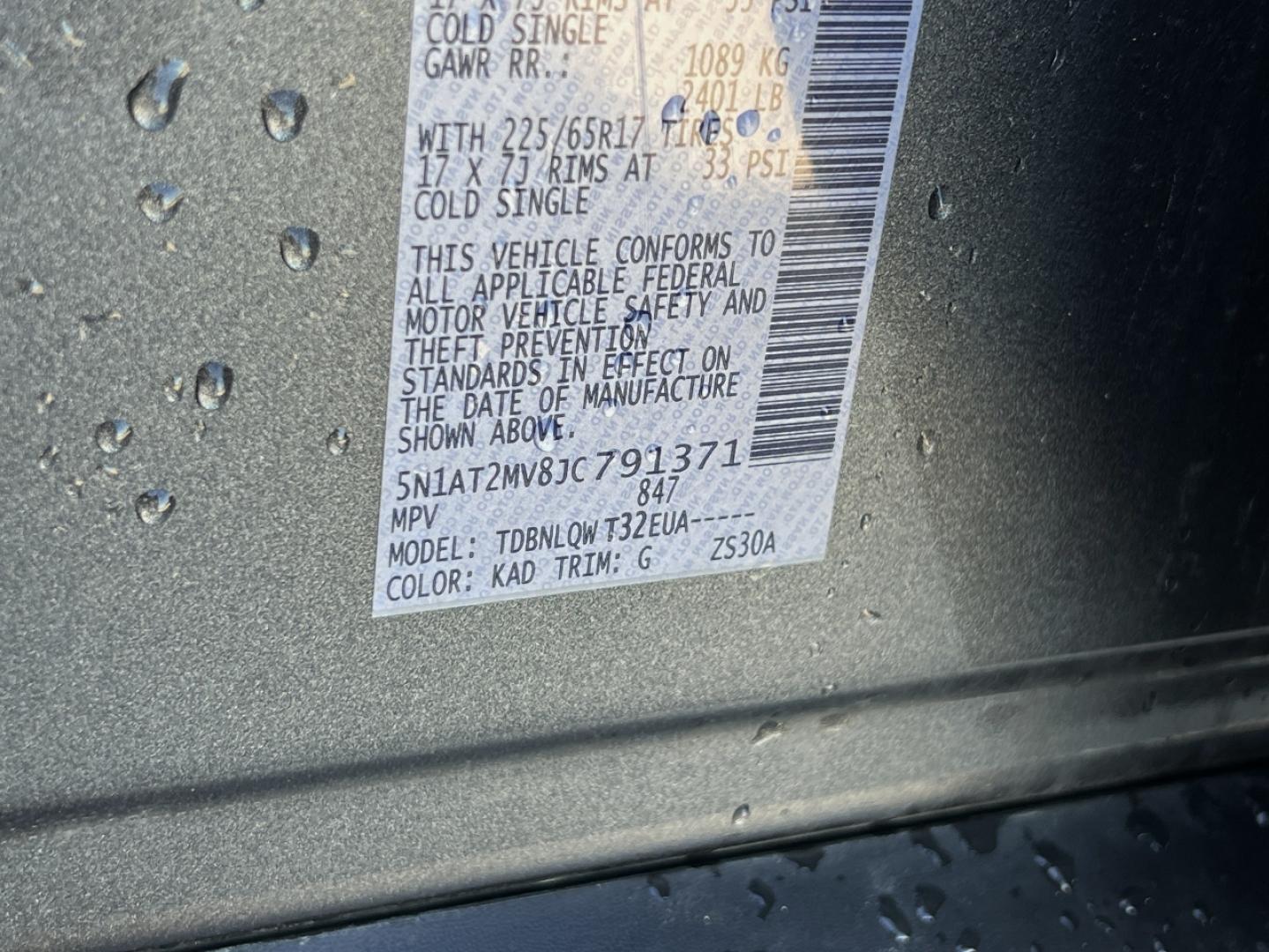 2018 GRAY /Black Cloth Nissan Rogue SV AWD (5N1AT2MV8JC) with an 2.5L 4 Cyl. engine, CVT transmission, located at 2990 Old Orchard Rd., Jackson, MO, 63755, 37.354214, -89.612106 - 2018 Nissan Rogue SV 115xxx miles All Wheel Drive 2.5L 4 Cyl. Automatic Backup Camera Heated Seats Power Driver Seat Bluetooth Remote Start Cruise Power Windows/Locks/Mirrors We have financing available and we accept trades! Fill out a credit application on our website or come by today! - Photo#47