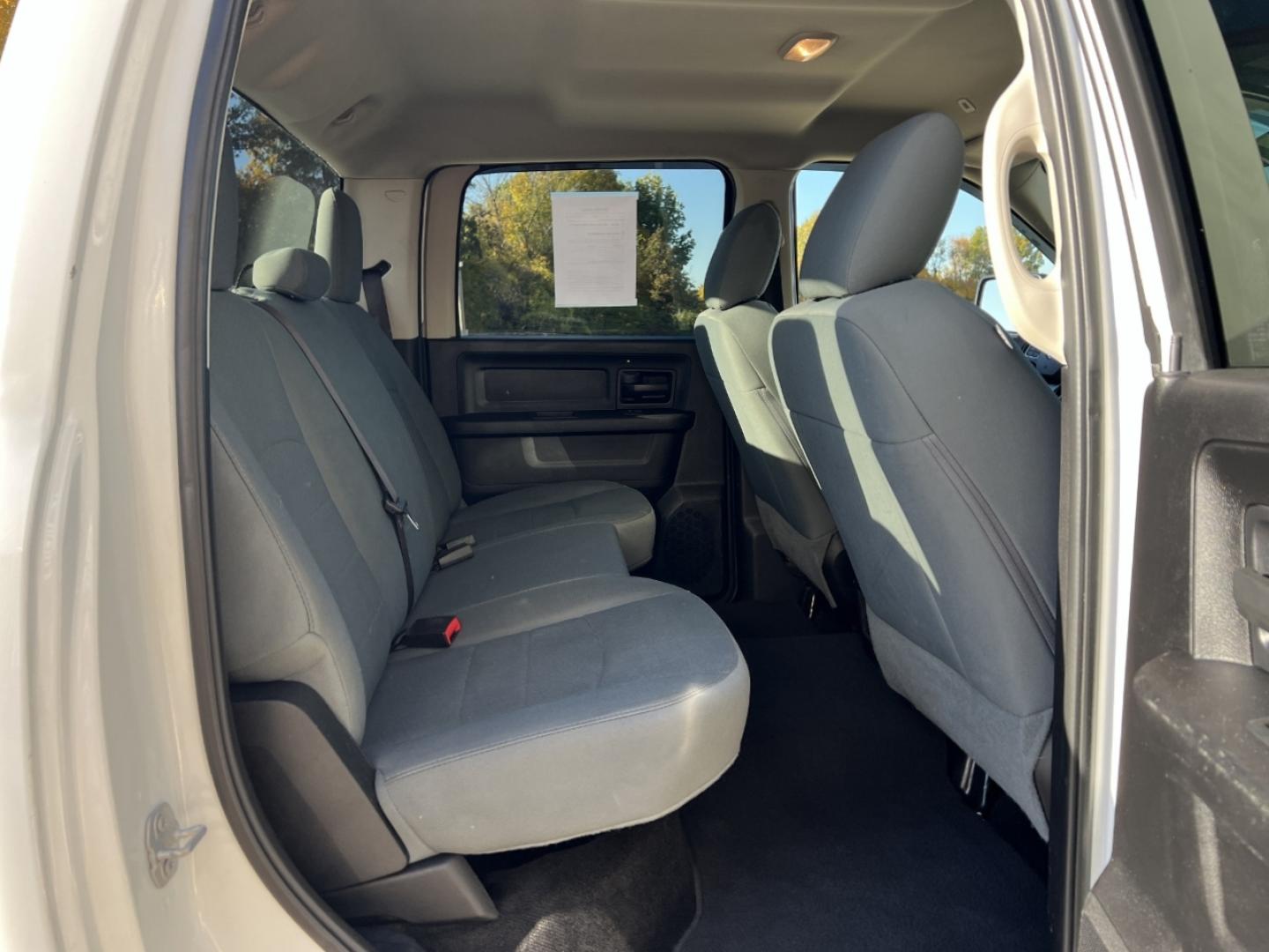 2017 WHITE /Gray Cloth RAM 1500 Tradesman Crew Cab SWB 2WD (3C6RR6KT6HG) with an 5.7L V8 OHV 16V engine, Automatic transmission, located at 2990 Old Orchard Rd., Jackson, MO, 63755, 37.354214, -89.612106 - 2017 Ram 1500 Tradesman 163xxx miles Rear Wheel Drive 5.7L V8 HEMI Automatic New Tires 20" Wheels Bluetooth Cruise Power Windows/Locks/Mirrors We have financing available and we accept trades! Fill out a credit application on our website or come by today! If you have any questions, give u - Photo#14