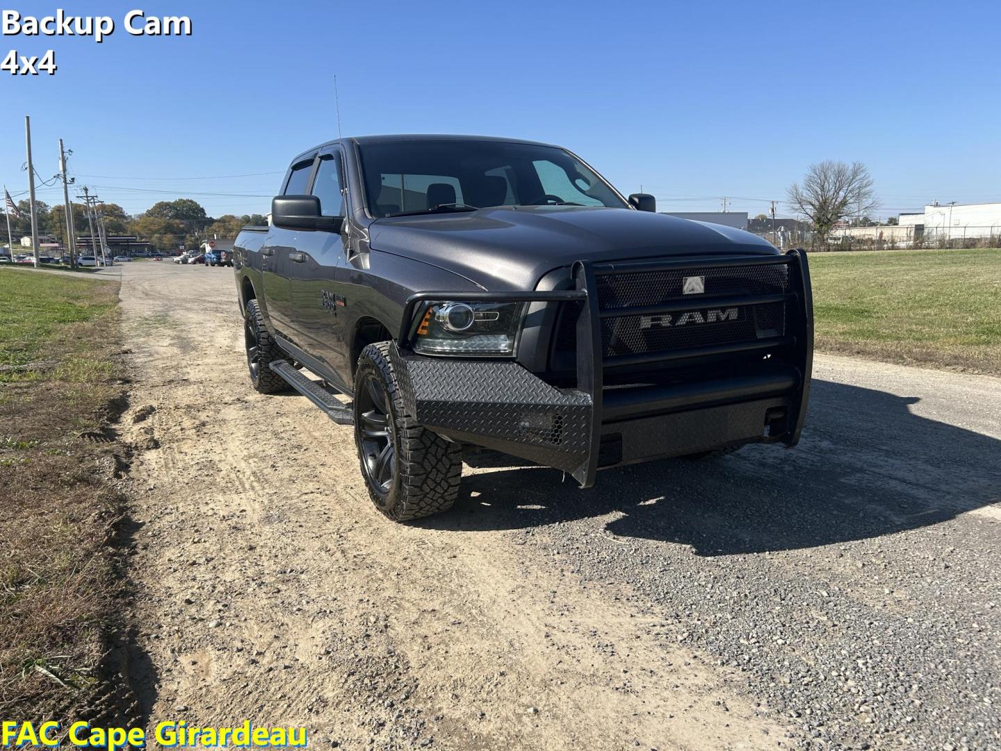 2021 GRAY /Black RAM 1500 Classic Tradesman Crew Cab SWB 4WD (1C6RR7LT8MS) with an 5.7L V8 OHV 16V engine, Automatic transmission, located at 506 S. Kingshighway, Cape Girardeau, MO, 63703, (573) 235-5000, 37.294991, -89.553635 - 2021 Ram 1500 Tradesman 77xxx miles 4x4 5.7L V8 HEMI Automatic Bluetooth Backup Camera Cruise Power Windows/Locks/Mirrors We have financing available and we accept trades! Fill out a credit application on our website or come by today! If you have any questions, give us a call at (573) 235- - Photo#0