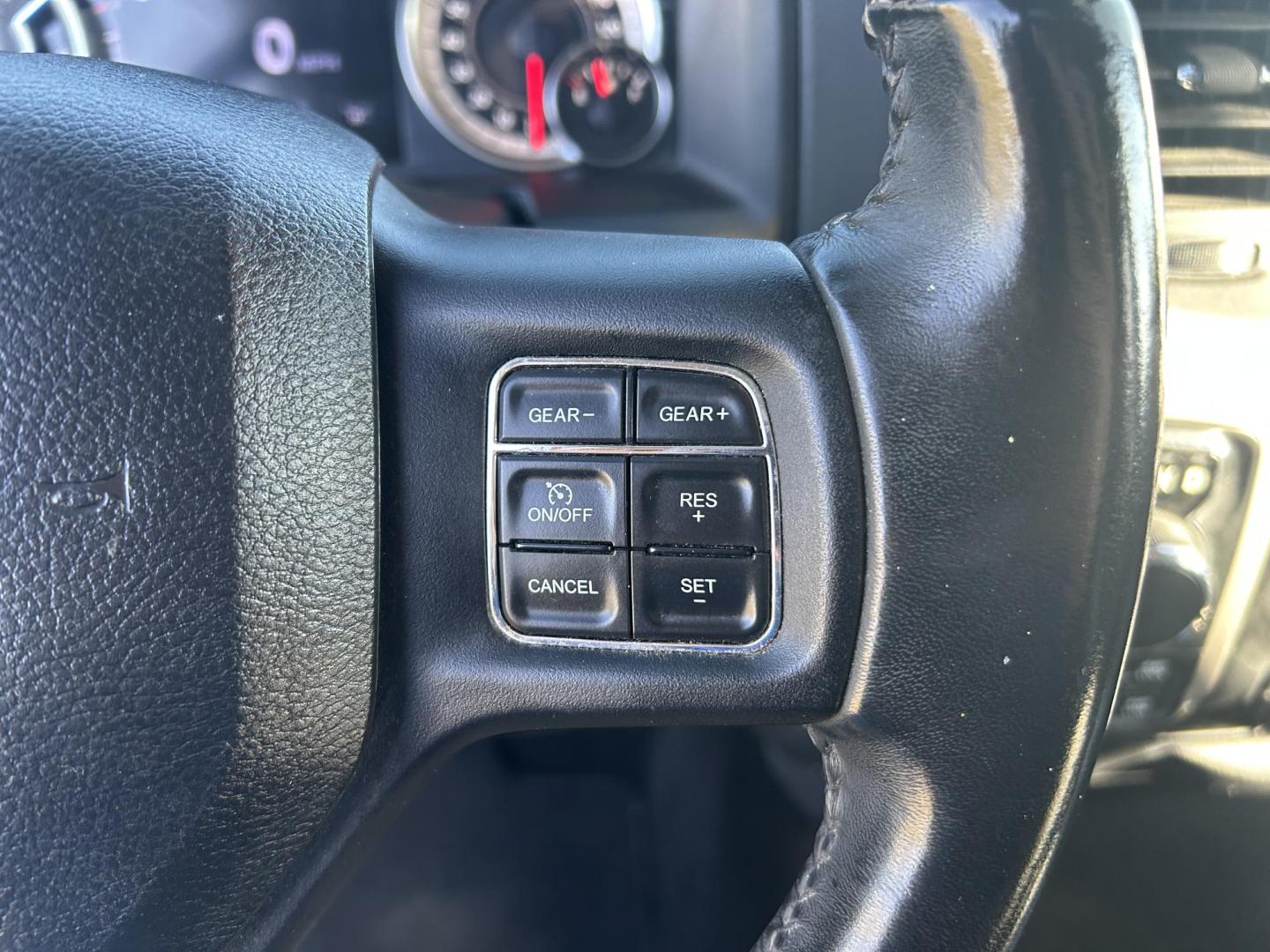 2017 BLACK /Gray RAM 1500 Big Horn Crew Cab LWB 4WD (1C6RR7TTXHS) with an 5.7L V8 OHV 16V engine, Automatic transmission, located at 506 S. Kingshighway, Cape Girardeau, MO, 63703, (573) 235-5000, 37.294991, -89.553635 - 2017 Ram 1500 Big Horn Only 53xxx miles 4x4 5.7L V8 Automatic Navigation Backup Camera Power Driver Seat Bluetooth Remote Start Cruise Power Windows/Locks/Mirrors We have financing available and we accept trades! Fill out a credit application on our website or come by today! If you have - Photo#29