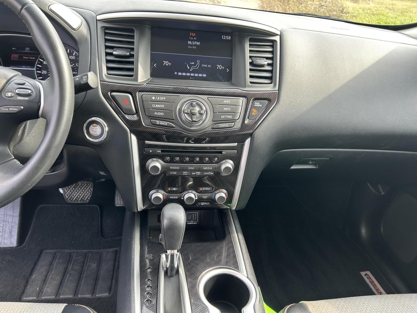 2019 WHITE /Black Nissan Pathfinder Platinum 2WD (5N1DR2MN2KC) with an 3.5L V6 DOHC 24V engine, CVT transmission, located at 506 S. Kingshighway, Cape Girardeau, MO, 63703, (573) 235-5000, 37.294991, -89.553635 - 2019 Nissan SV Rock Creek Edition Only 57xxx miles Front Wheel Drive 3.5L V6 Automatic Leather 3rd Row Navigation Rear Entertainment Power/Heated/Cooled Seats Heated Rear Seats Heated Steering Wheel Backup Camera Sunroof Bluetooth Remote Start Cruise Power Windows/Locks/Mirrors We - Photo#24