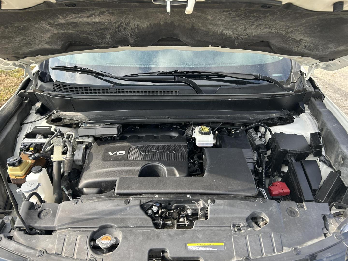 2019 WHITE /Black Nissan Pathfinder Platinum 2WD (5N1DR2MN2KC) with an 3.5L V6 DOHC 24V engine, CVT transmission, located at 506 S. Kingshighway, Cape Girardeau, MO, 63703, (573) 235-5000, 37.294991, -89.553635 - 2019 Nissan SV Rock Creek Edition Only 57xxx miles Front Wheel Drive 3.5L V6 Automatic Leather 3rd Row Navigation Rear Entertainment Power/Heated/Cooled Seats Heated Rear Seats Heated Steering Wheel Backup Camera Sunroof Bluetooth Remote Start Cruise Power Windows/Locks/Mirrors We - Photo#36