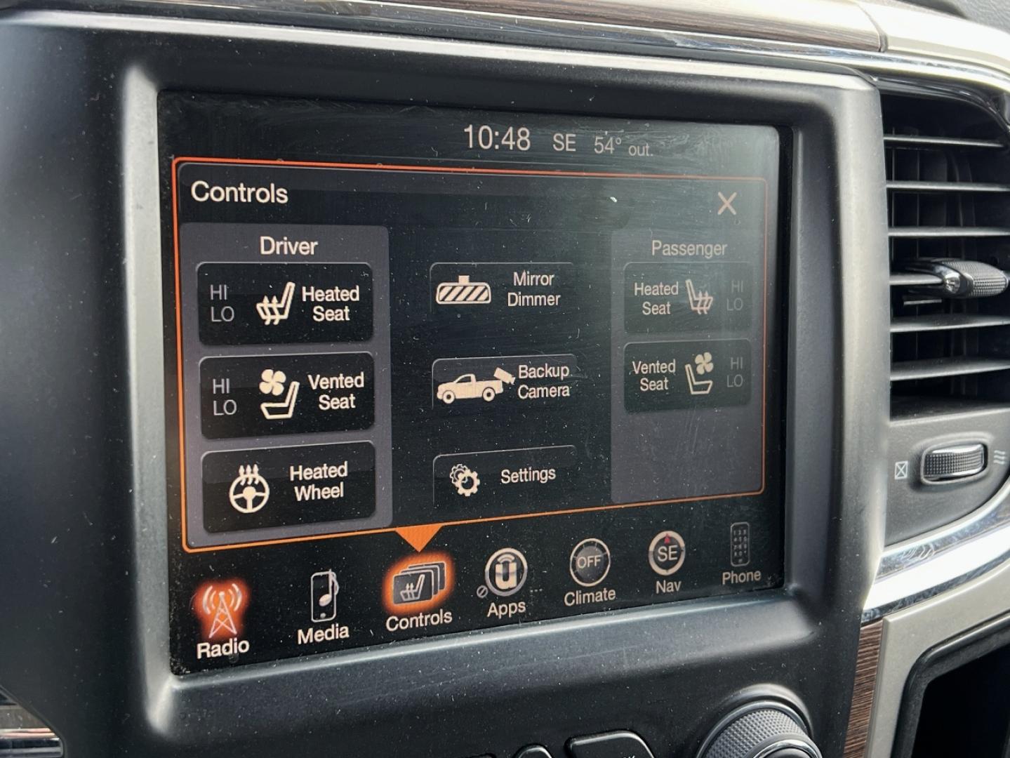 2016 BLACK /Black Leather RAM 2500 Laramie Crew Cab SWB 4WD (3C6UR5FJ5GG) with an 6.4L V8 engine, Automatic transmission, located at 2990 Old Orchard Rd., Jackson, MO, 63755, 37.354214, -89.612106 - 2016 Ram 2500HD Laramie 114xxx miles 4x4 6.4L V8 Automatic Leather Navigation Power/Heated/Cooled Seats Heated Rear Seats Heated Steering Wheel Backup Camera Bluetooth Remote Start Cruise Power Windows/Locks/Mirrors We have financing available and we accept trades! Fill out a credit a - Photo#4