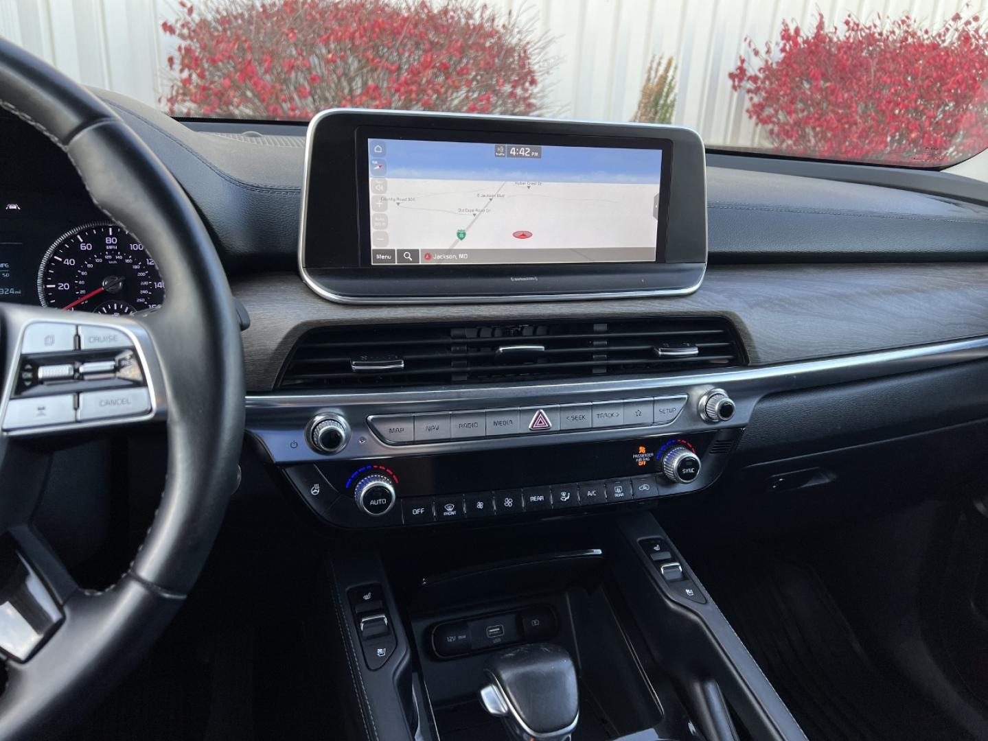 2022 GRAY /Black Leather Kia Telluride EX AWD (5XYP3DHC7NG) with an 3.8L V6 engine, Automatic transmission, located at 2990 Old Orchard Rd., Jackson, MO, 63755, 37.354214, -89.612106 - 2022 Kia Telluride EX 1-Owner 44xxx miles All Wheel Drive 3.8L V6 Automatic Leather 3rd Row Navigation Power/Heated/Cooled Seats Heated Steering Wheel Backup Camera Sunroof Bluetooth Remote Start Cruise Power Windows/Locks/Mirrors We have financing available and we accept trades! Fi - Photo#30