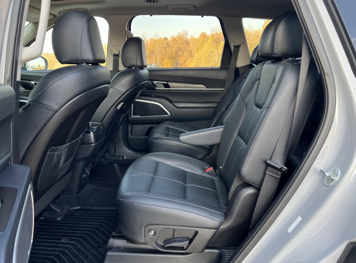 2022 GRAY /Black Leather Kia Telluride EX AWD (5XYP3DHC7NG) with an 3.8L V6 engine, Automatic transmission, located at 2990 Old Orchard Rd., Jackson, MO, 63755, 37.354214, -89.612106 - 2022 Kia Telluride EX 1-Owner 44xxx miles All Wheel Drive 3.8L V6 Automatic Leather 3rd Row Navigation Power/Heated/Cooled Seats Heated Steering Wheel Backup Camera Sunroof Bluetooth Remote Start Cruise Power Windows/Locks/Mirrors We have financing available and we accept trades! Fi - Photo#20