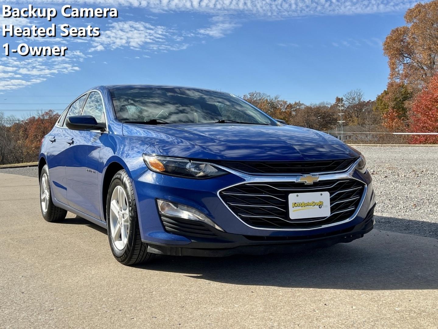 2023 BLUE /Black Cloth Chevrolet Malibu 1LT (1G1ZD5STXPF) with an 1.5L 4 Cyl. engine, Automatic transmission, located at 2990 Old Orchard Rd., Jackson, MO, 63755, 37.354214, -89.612106 - 2023 Chevrolet Malibu LT 1-Owner 69xxx miles Front Wheel Drive 1.5L 4 Cyl. Automatic Backup Camera Heated Seats Power Driver Seat Bluetooth Remote Start Cruise Power Windows/Locks/Mirrors We have financing available and we accept trades! Fill out a credit application on our website or c - Photo#0