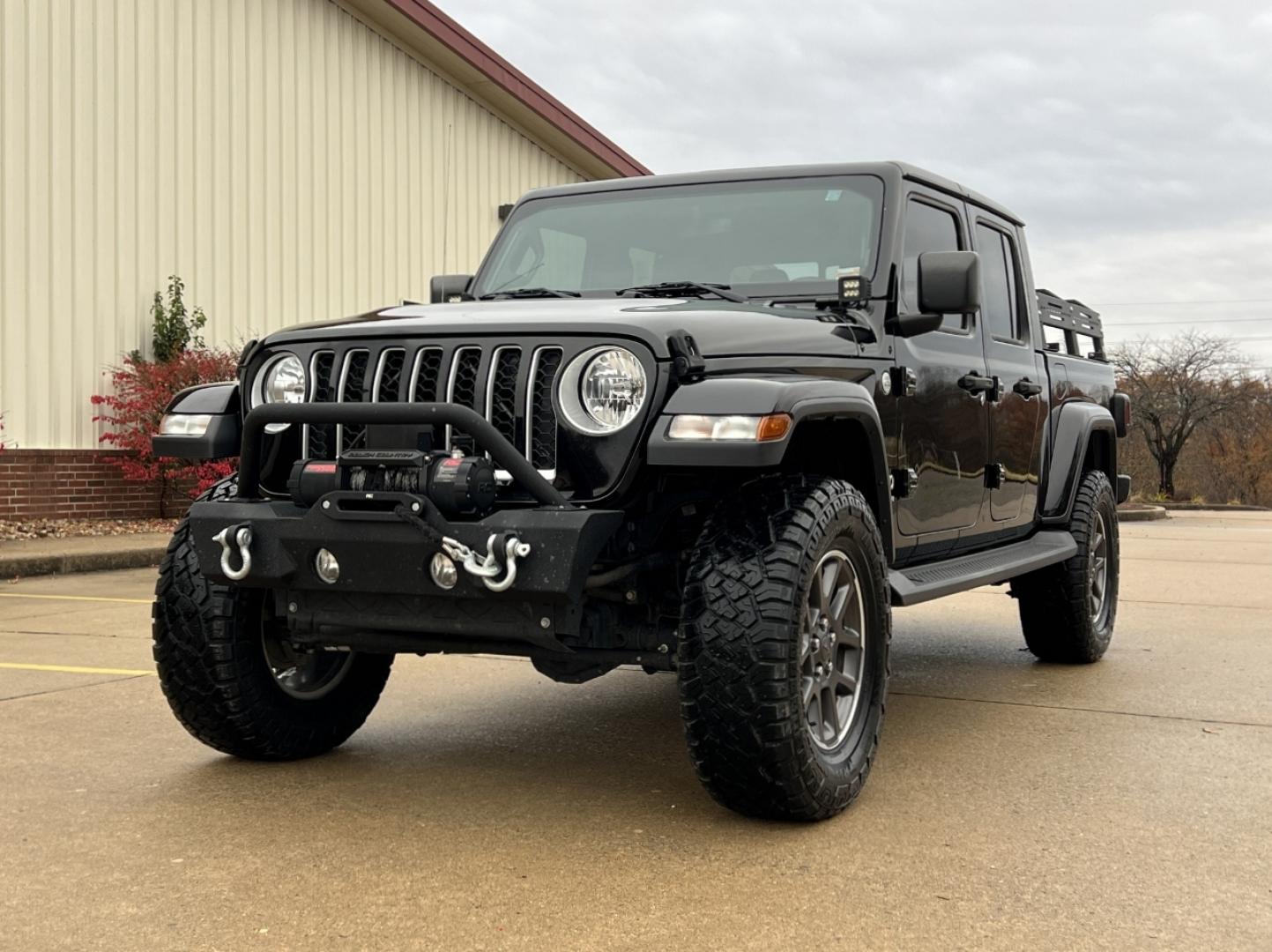 2021 BLACK /Black Leather Jeep Gladiator Overland (1C6HJTFG3ML) with an 3.6L V6 engine, Automatic transmission, located at 2990 Old Orchard Rd., Jackson, MO, 63755, 37.354214, -89.612106 - 2021 Jeep Gladiator Overland 1-Owner 98xxx miles 4x4 3.6L V6 Automatic Leather New Tires Navigation Heated Seats Heated Steering Wheel Backup Camera Bluetooth Remote Start Cruise Power Windows/Locks/Mirrors We have financing available and we accept trades! Fill out a credit applicati - Photo#7